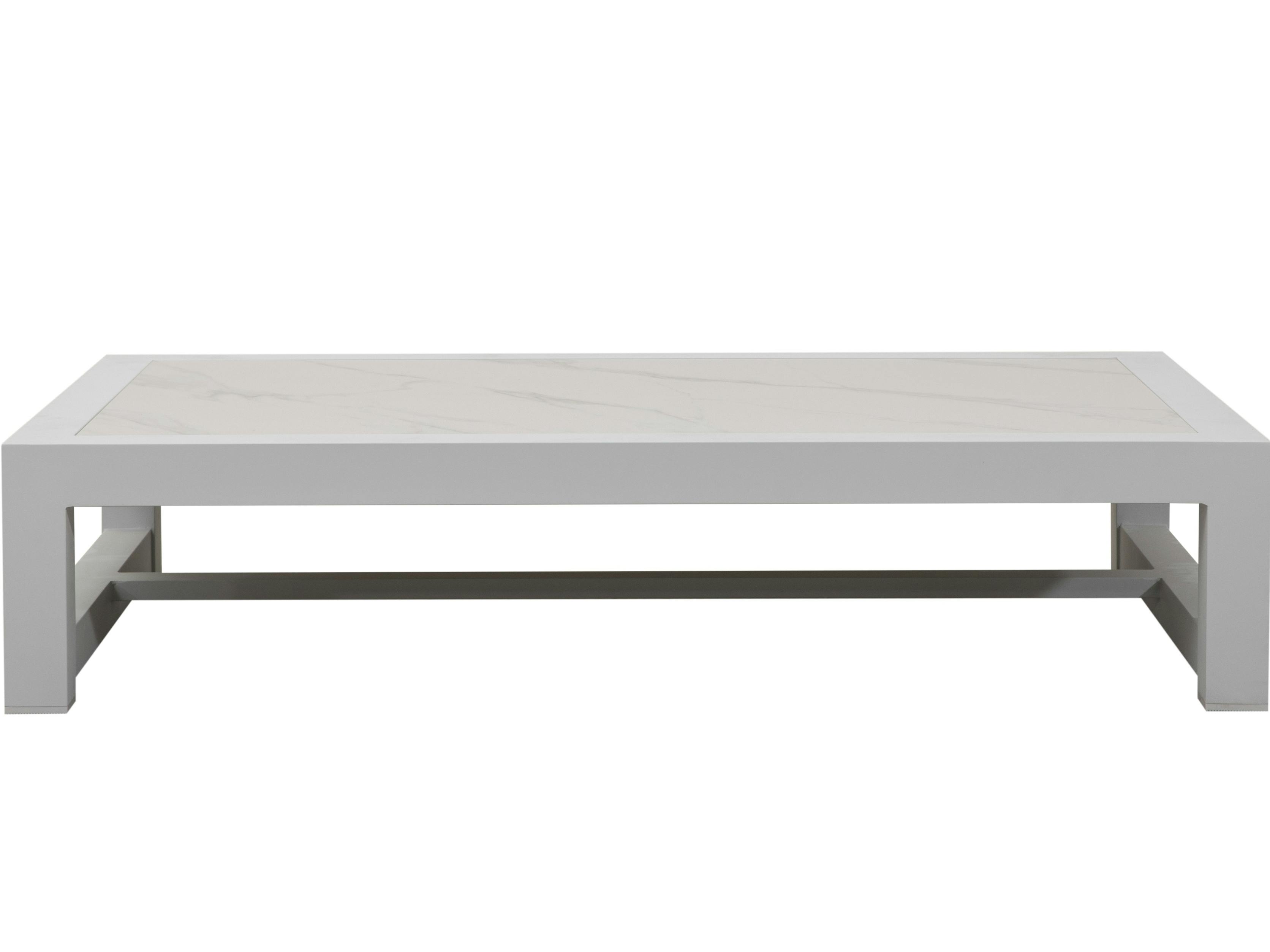 Byron White Outdoor Rectangular Coffee Table