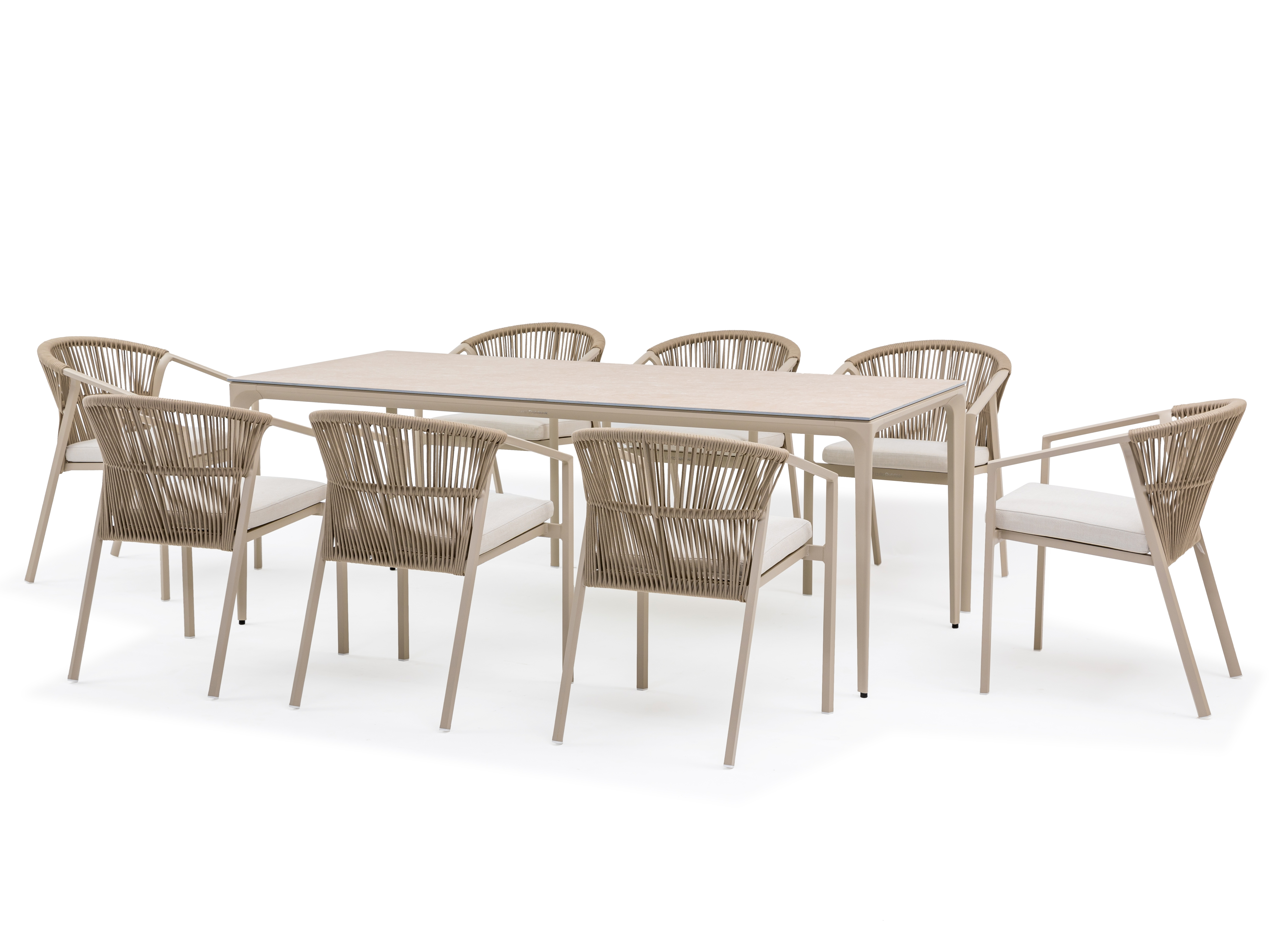 Kiama Mocha 9-piece Outdoor Dining Set 2
