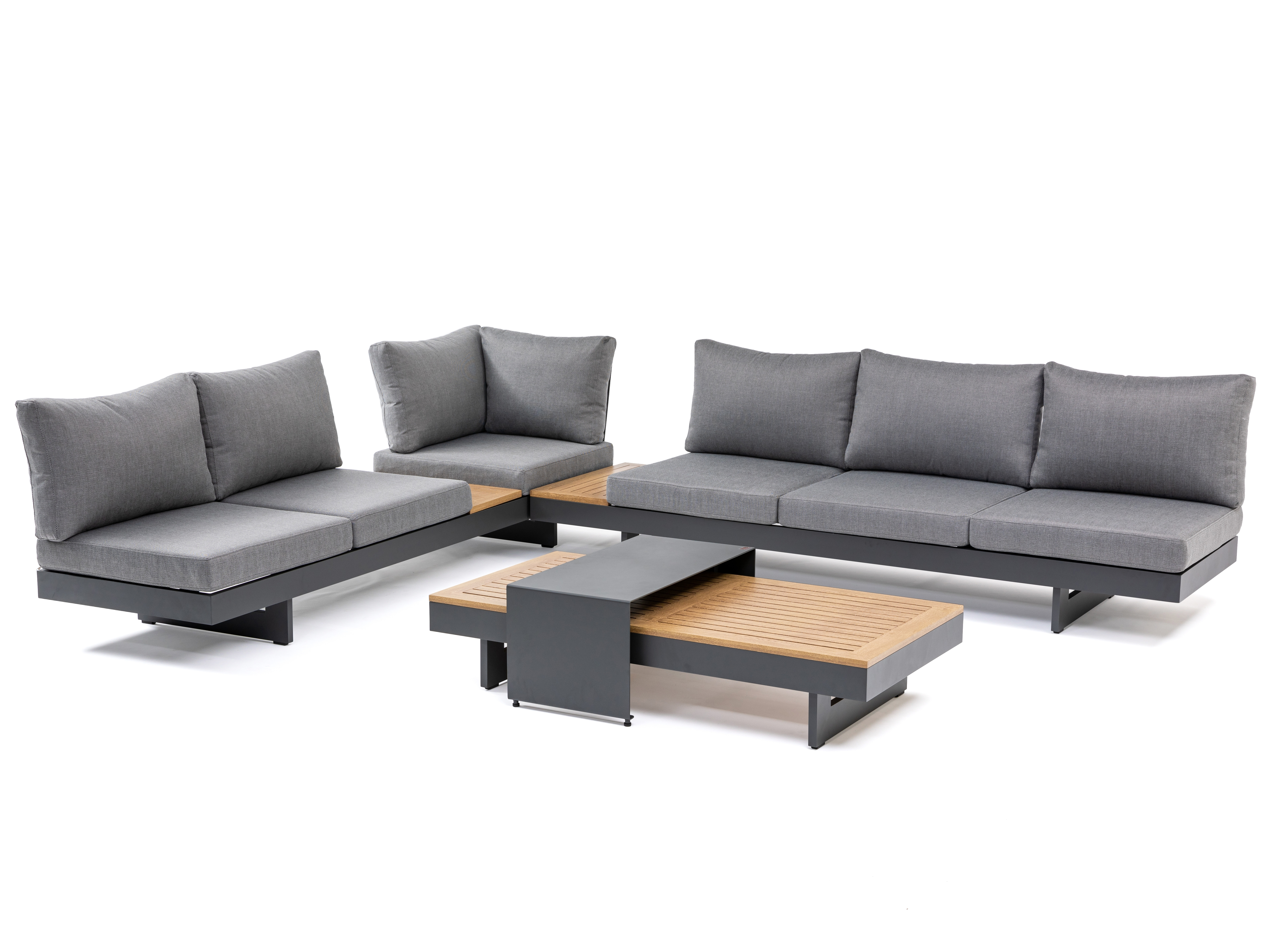 Avoca Anthracite Outdoor Lounge System 4