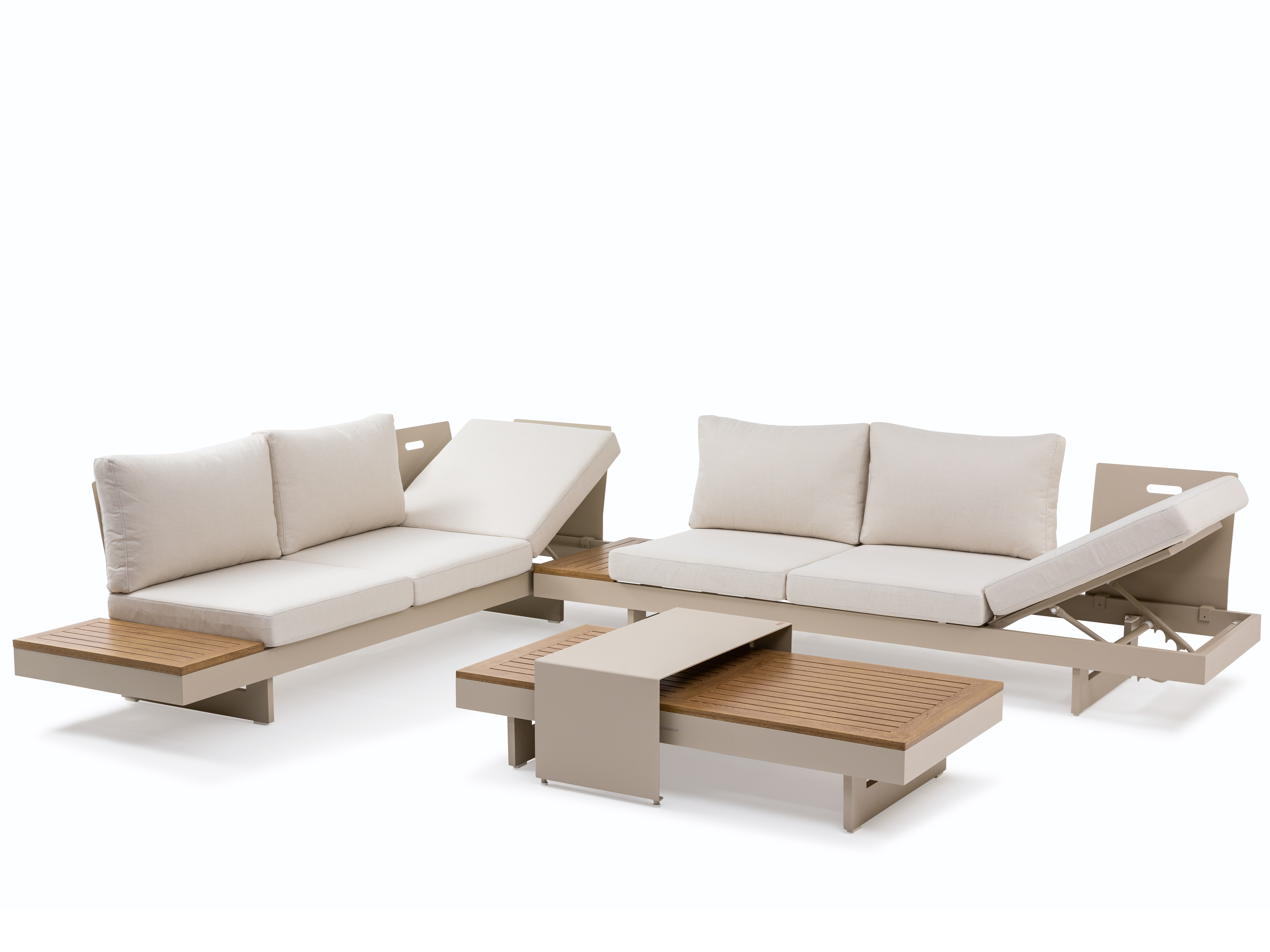 Avoca Mocha Outdoor Lounge System 5
