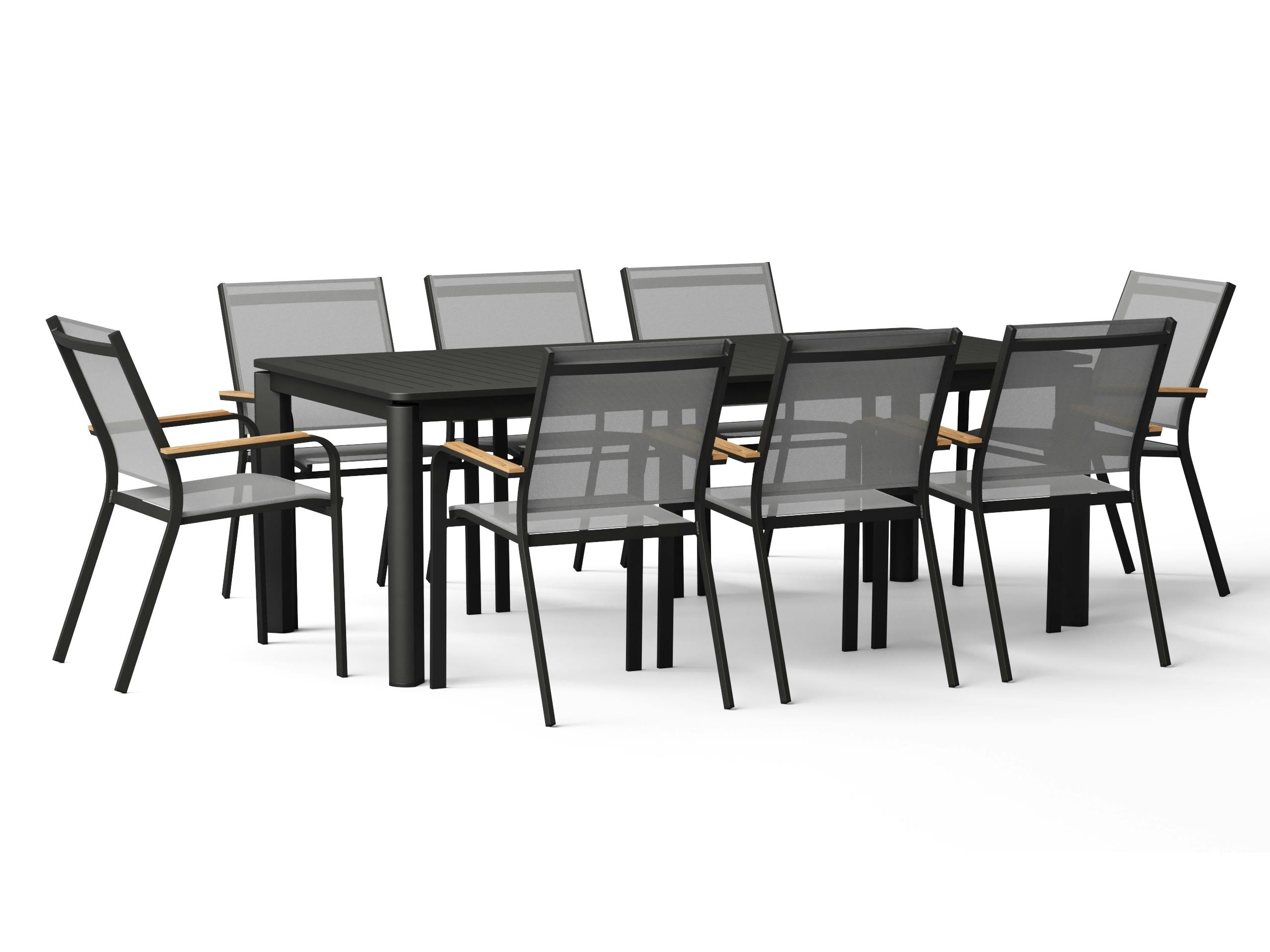 Wentworth Black 9-piece Extendable Dining Set With Wentworth Black Chairs