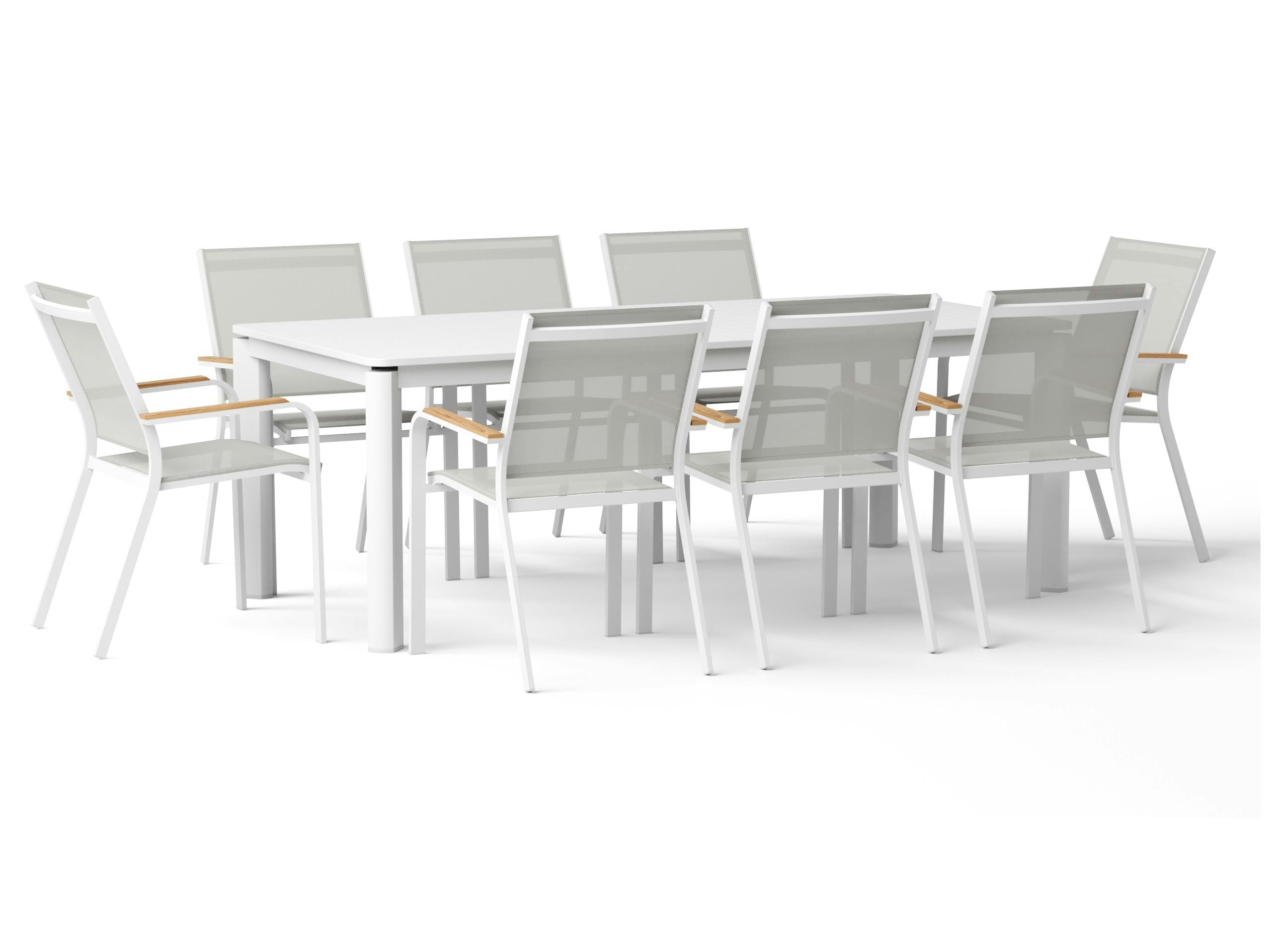 Wentworth White 9-piece Extendable Dining Set With Wentworth White Chairs