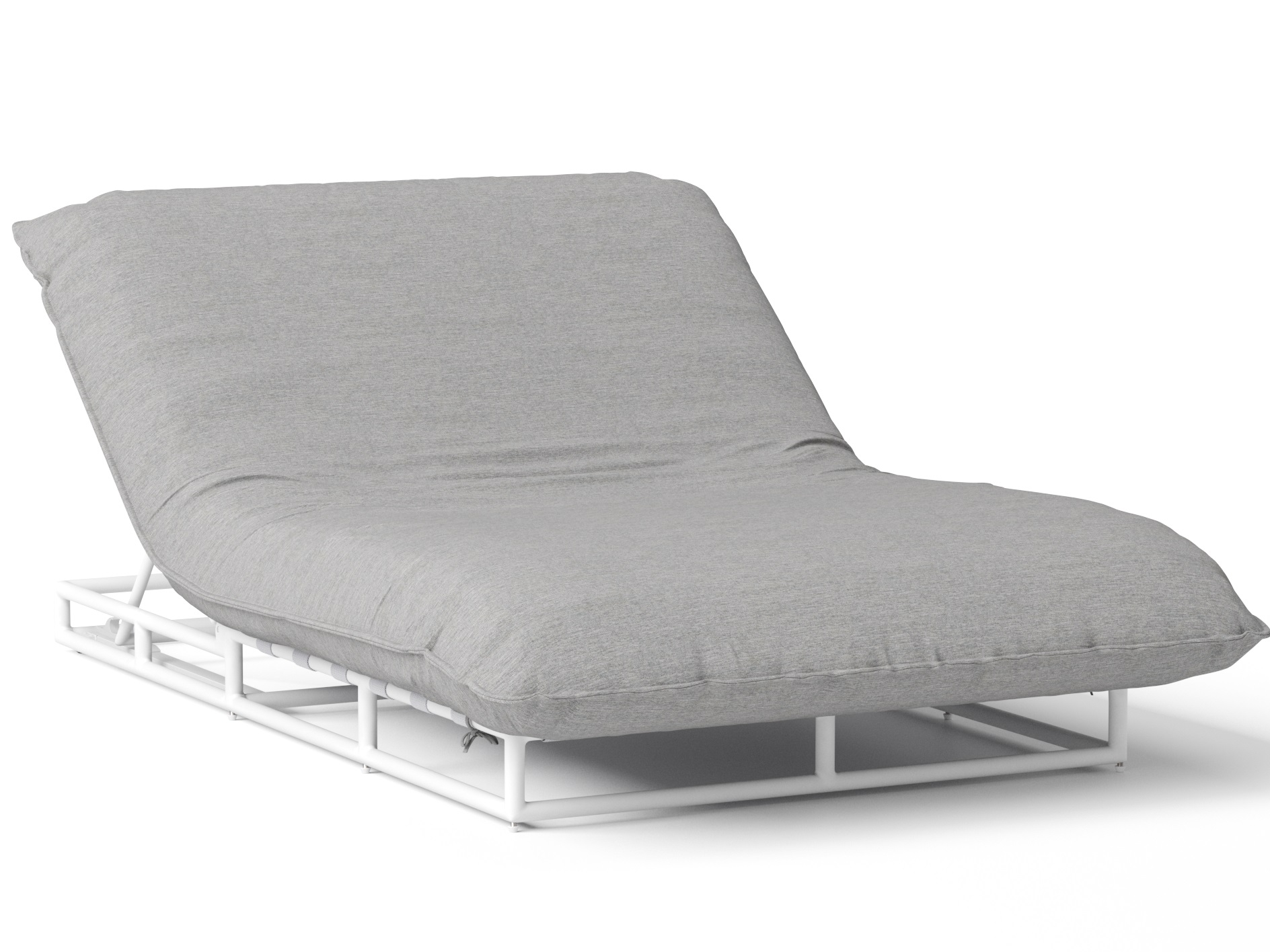 Coral White Outdoor Sunlounge 2