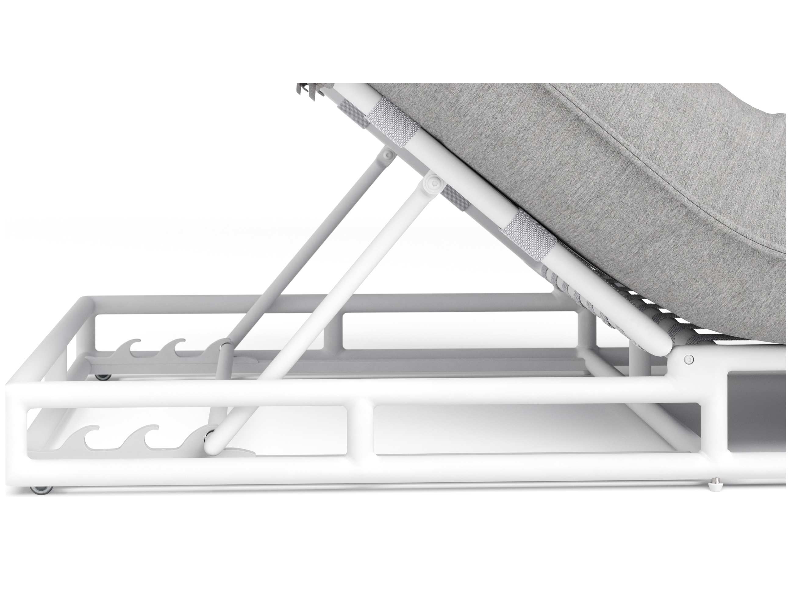 Coral White Outdoor Sunlounge 5