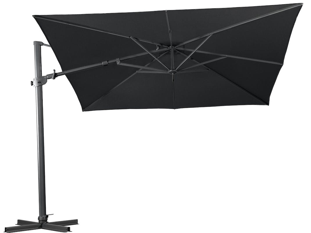 Shelta Regis Charcoal Outdoor Cantilever Umbrella