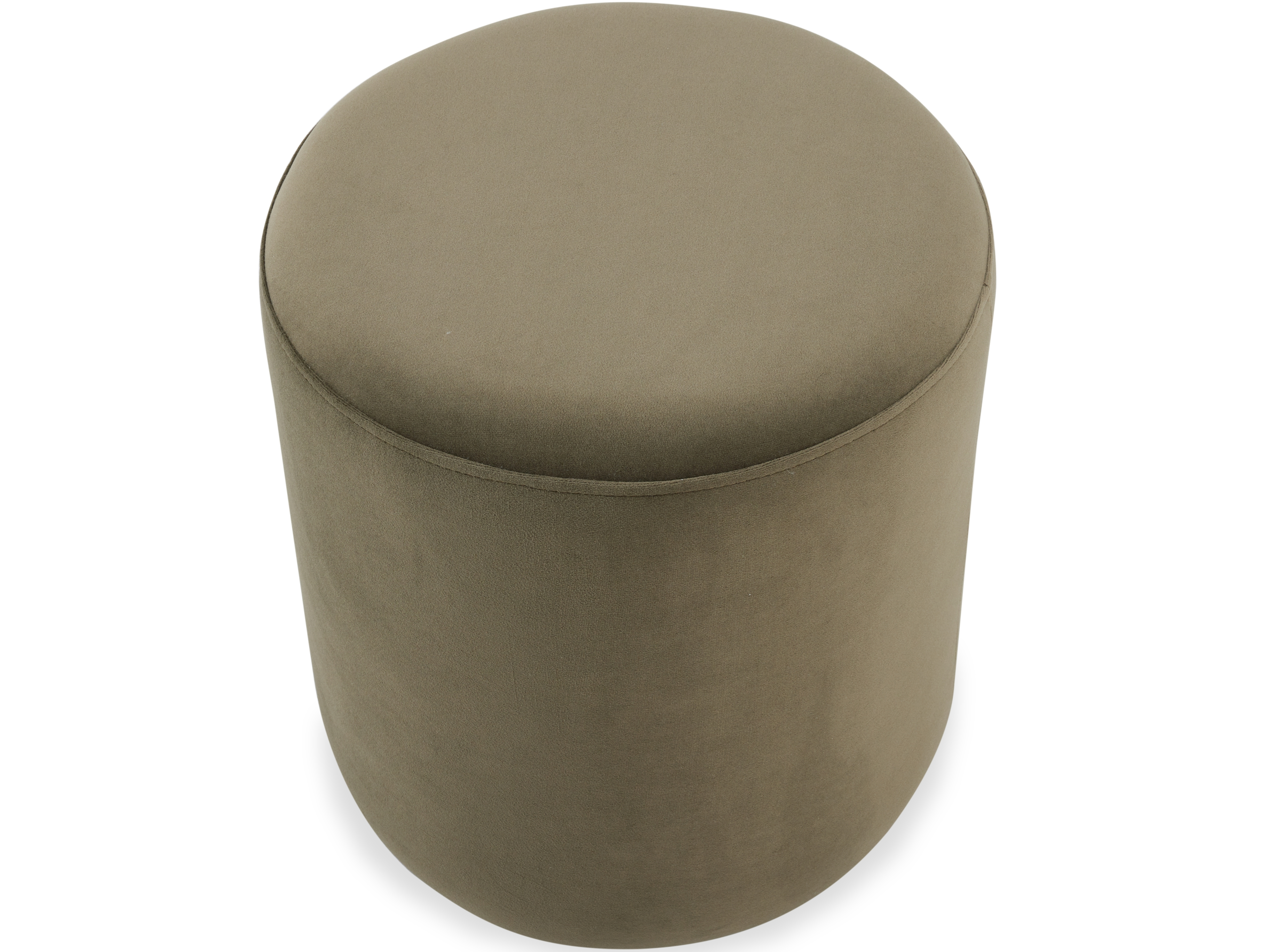 Orb Fabric Round Ottoman 2