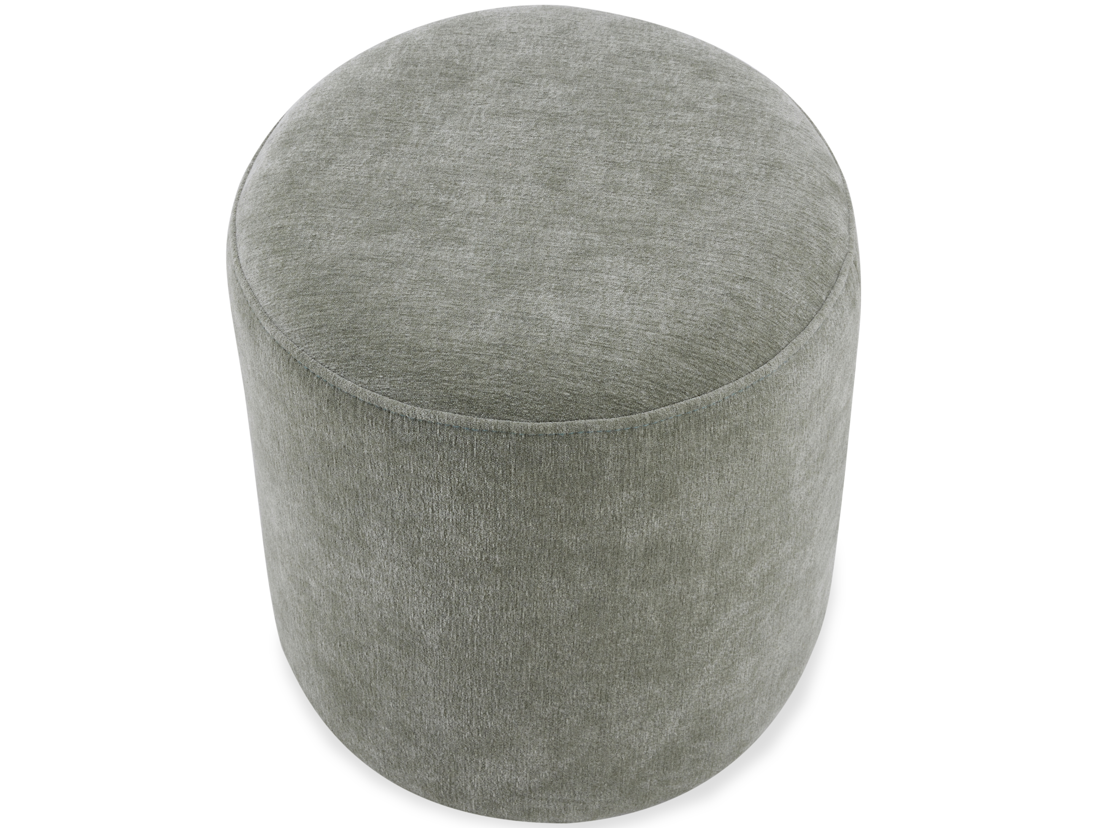 Orb Fabric Round Ottoman 6