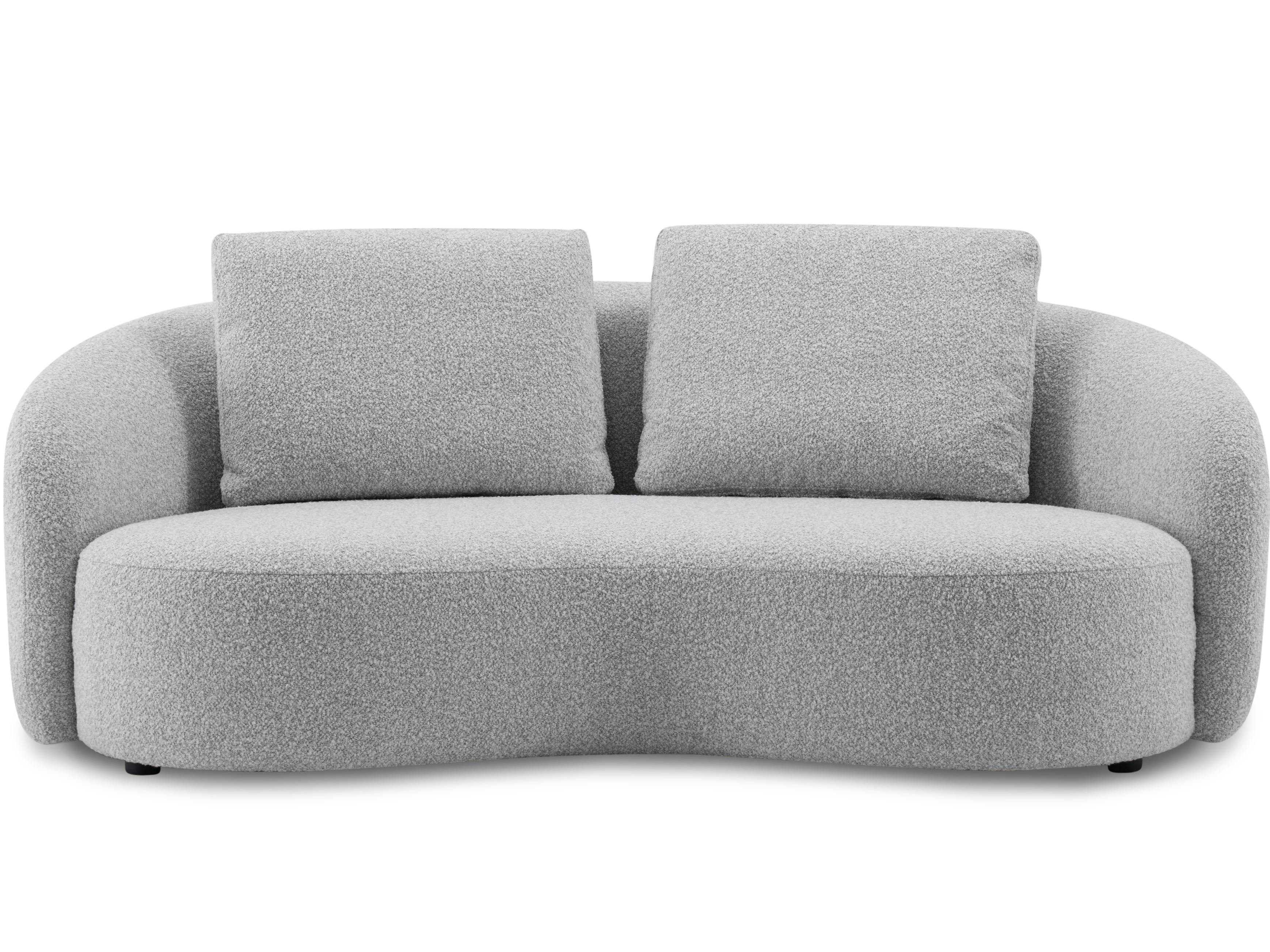 Arc Fabric Three Seater Sofa Dove