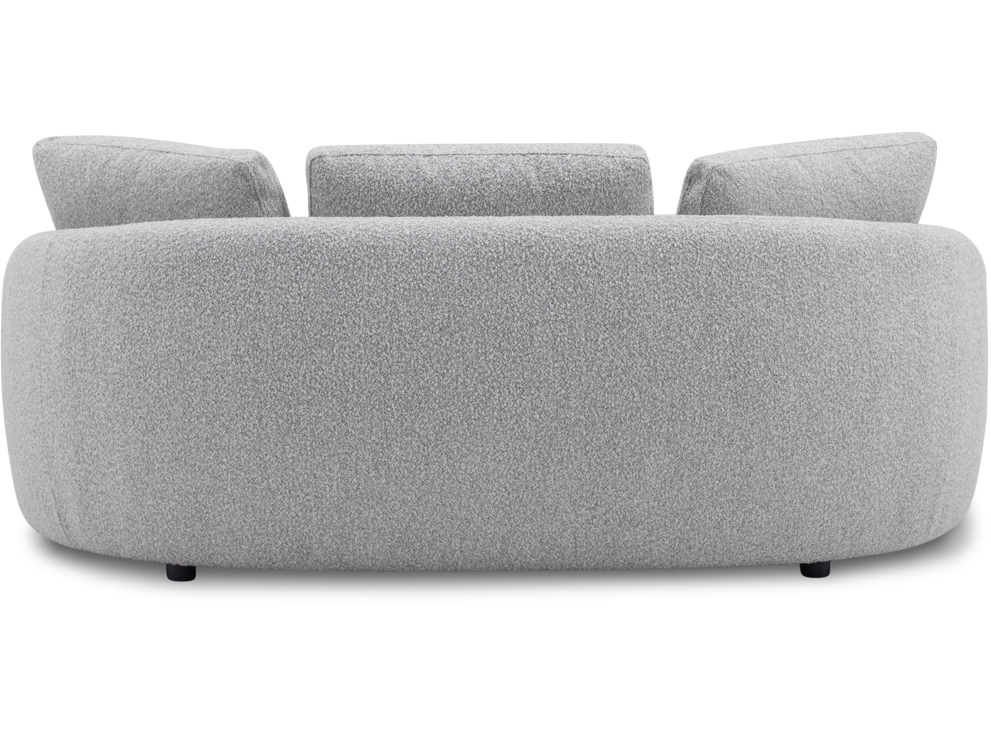 Arc Fabric Three Seater Sofa Dove 4