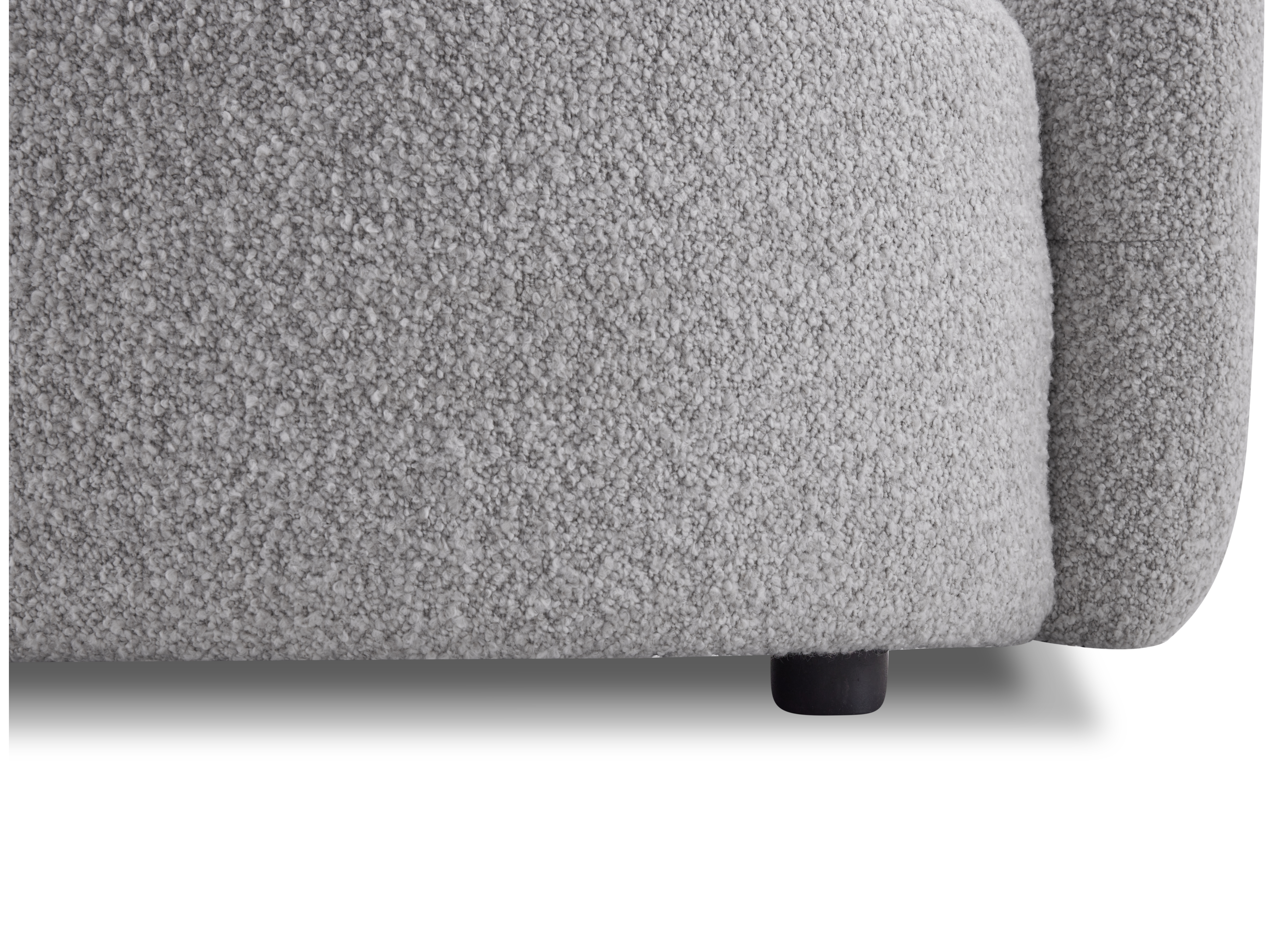 Arc Fabric Three Seater Sofa Dove 8