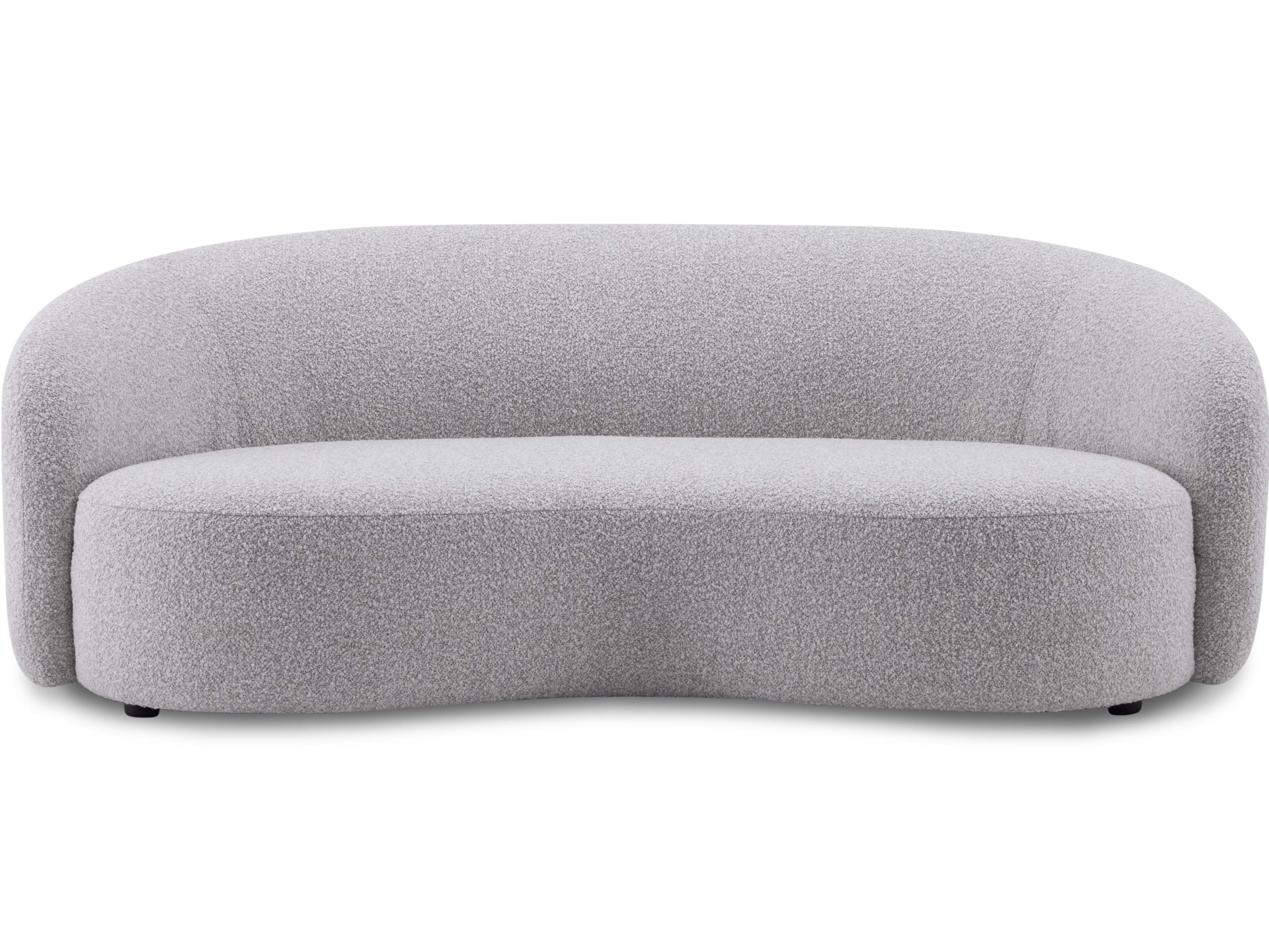 Arc Fabric Three Seater Sofa Dove 5