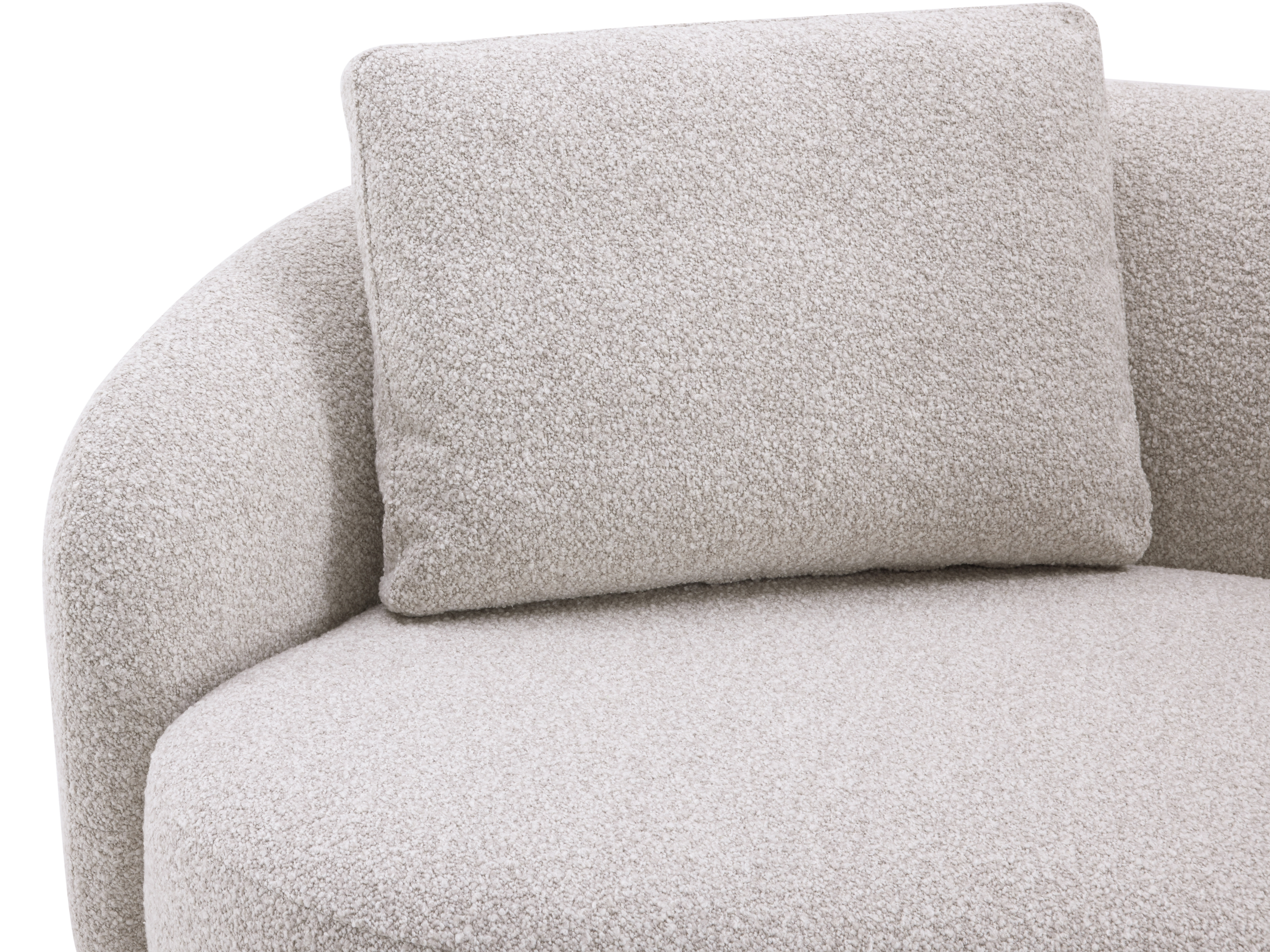 Arc Fabric Three Seater Sofa Moonbeam 6