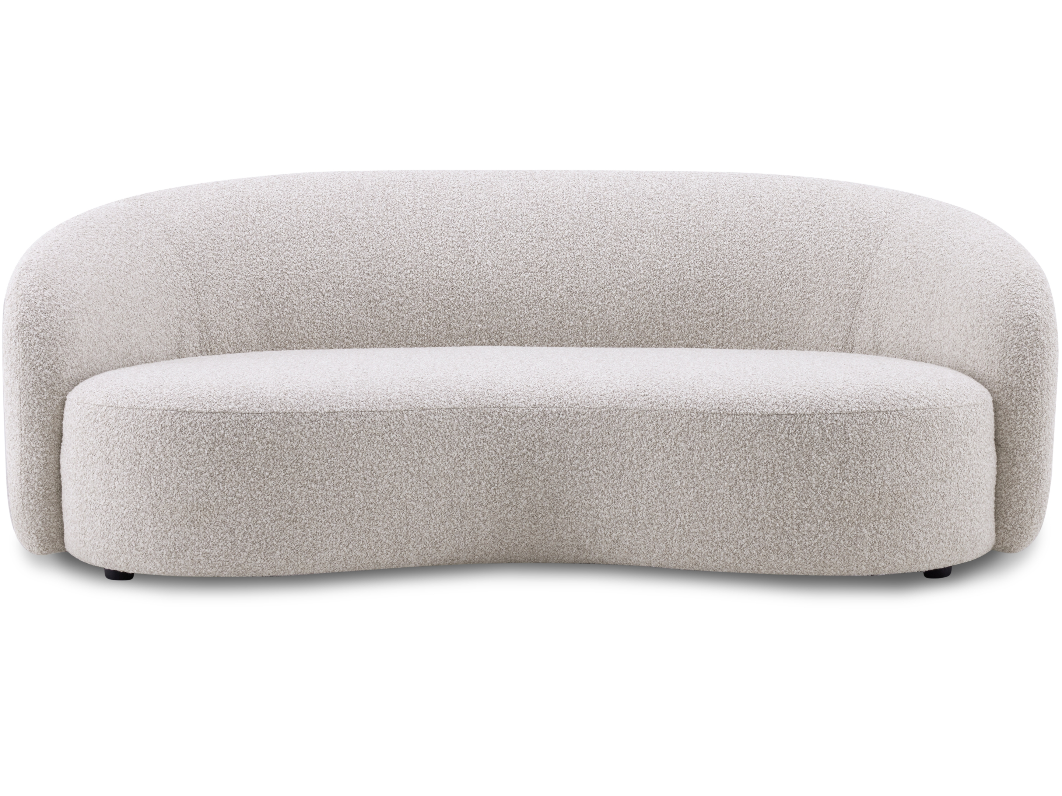 Arc Fabric Three Seater Sofa Moonbeam 2