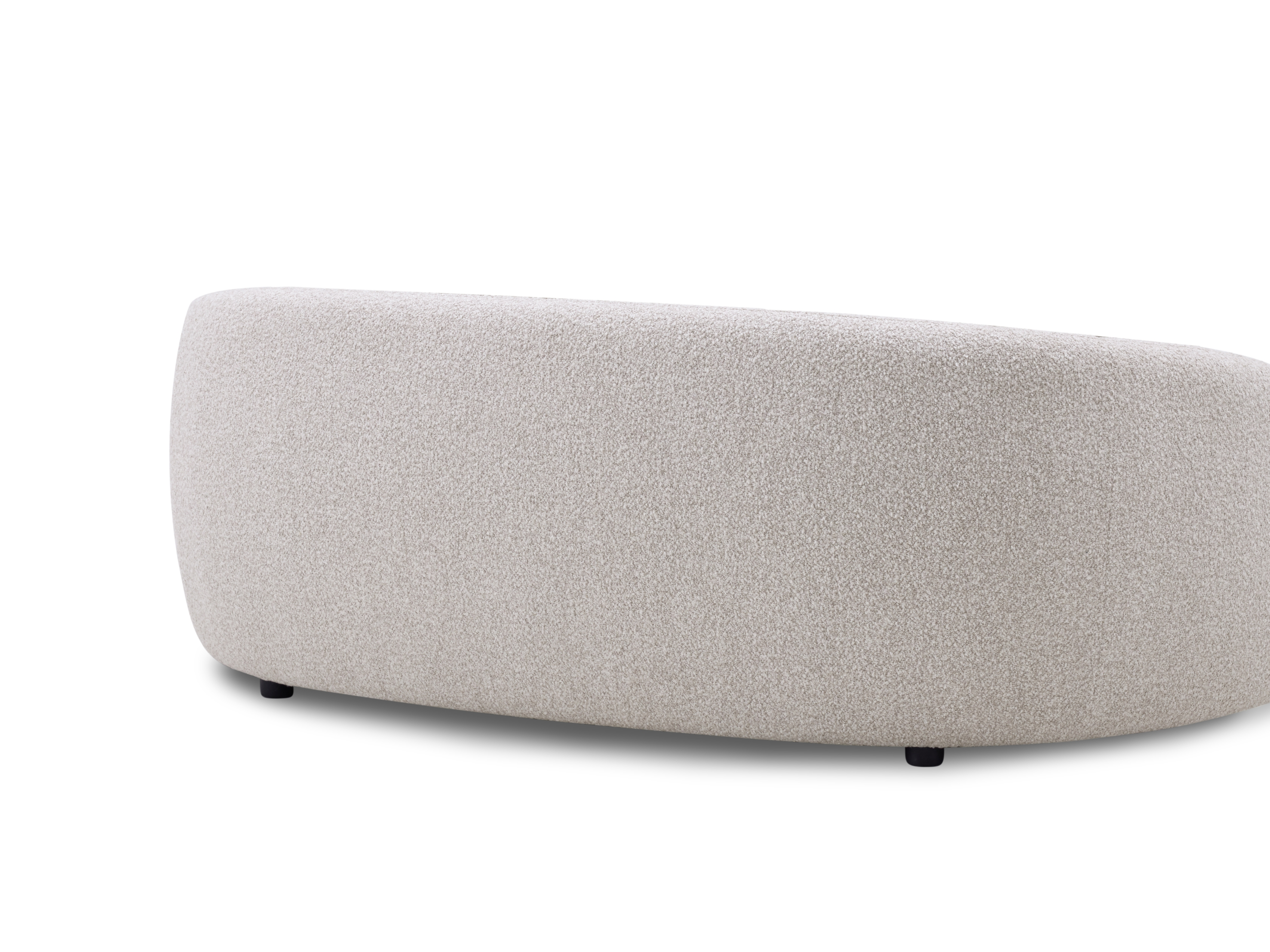 Arc Fabric Three Seater Sofa Moonbeam 4