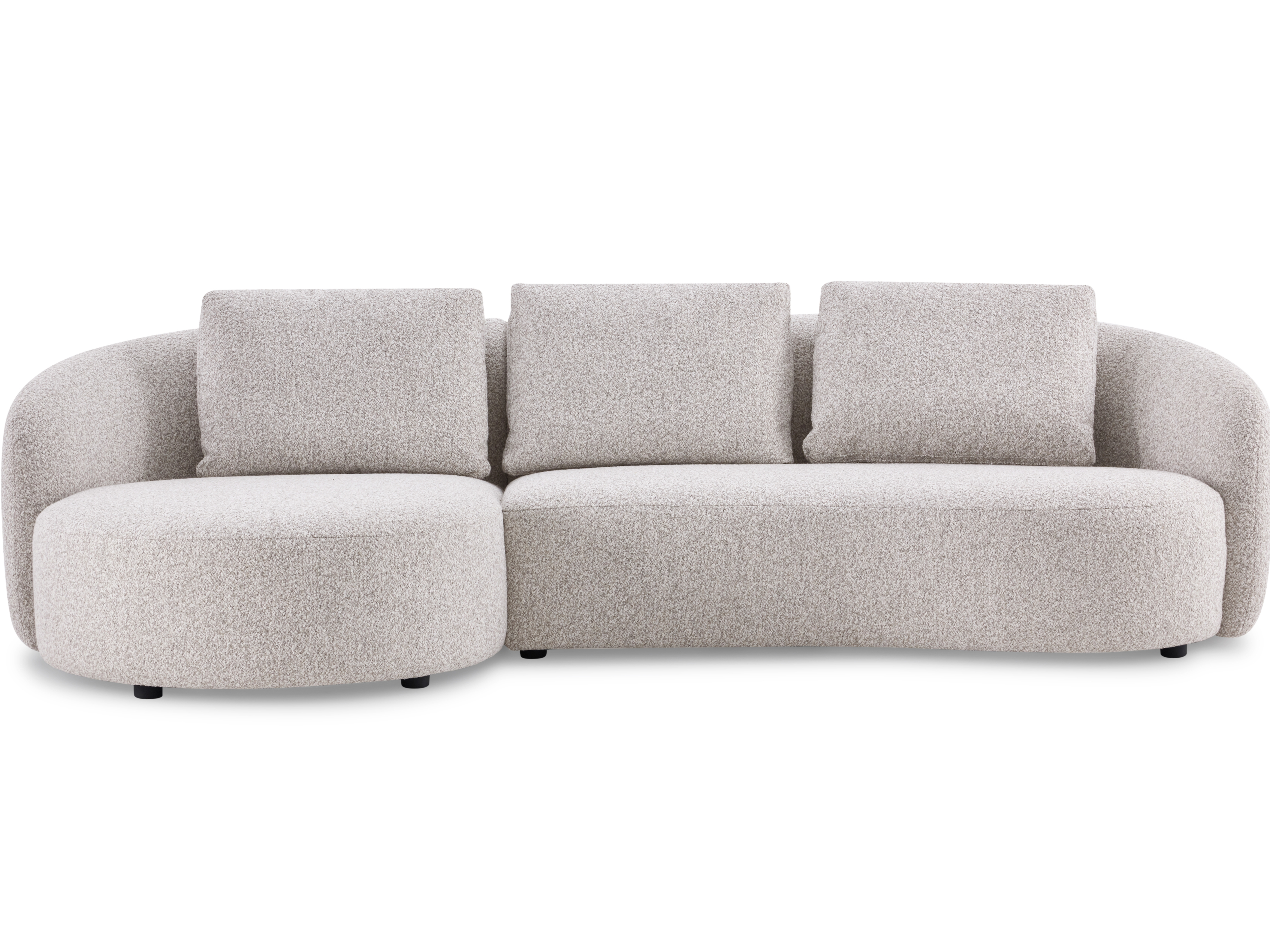 Arc Fabric Chaise Lounge Moonbeam 1