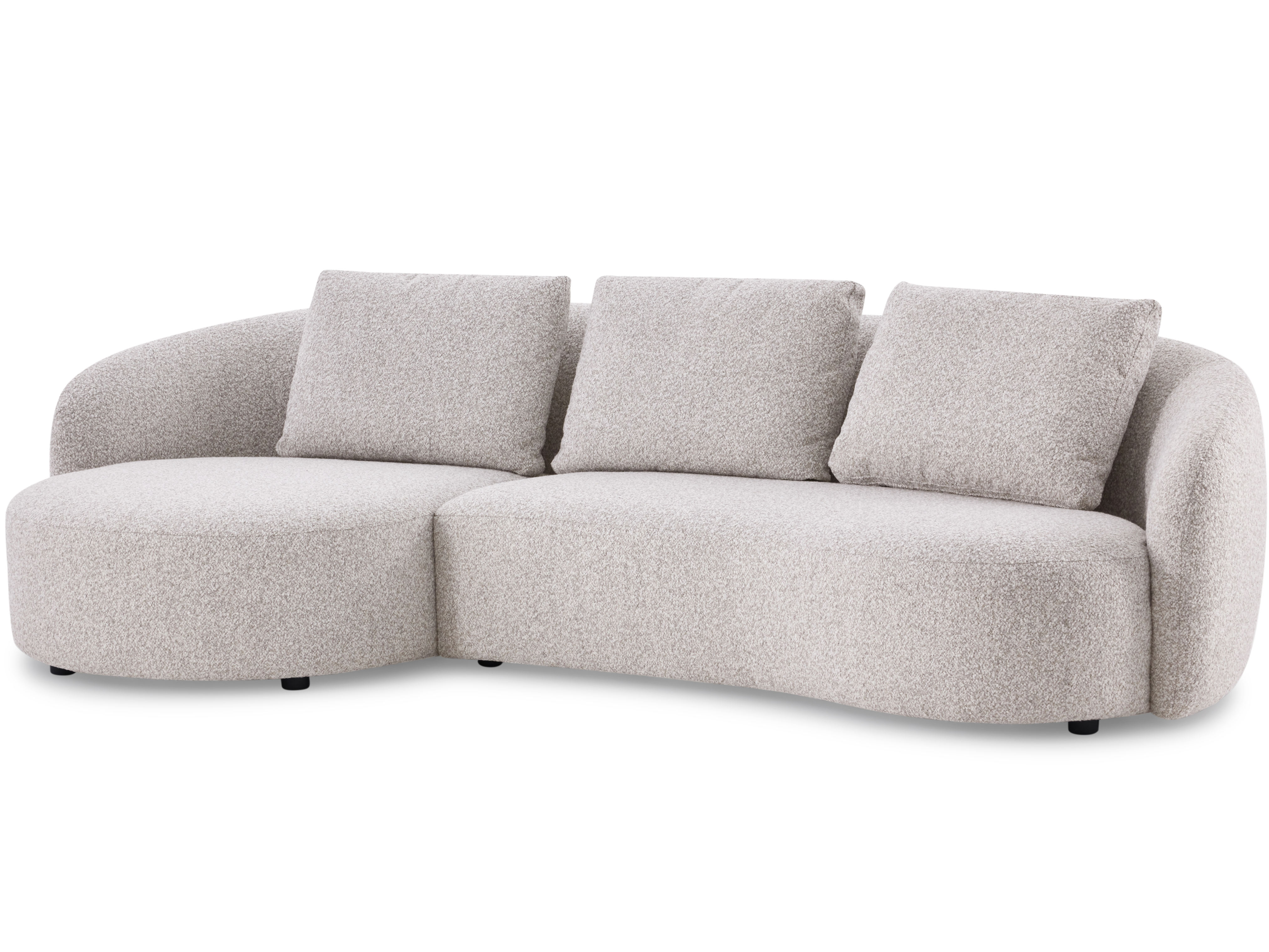 Arc Fabric Chaise Lounge Moonbeam 3