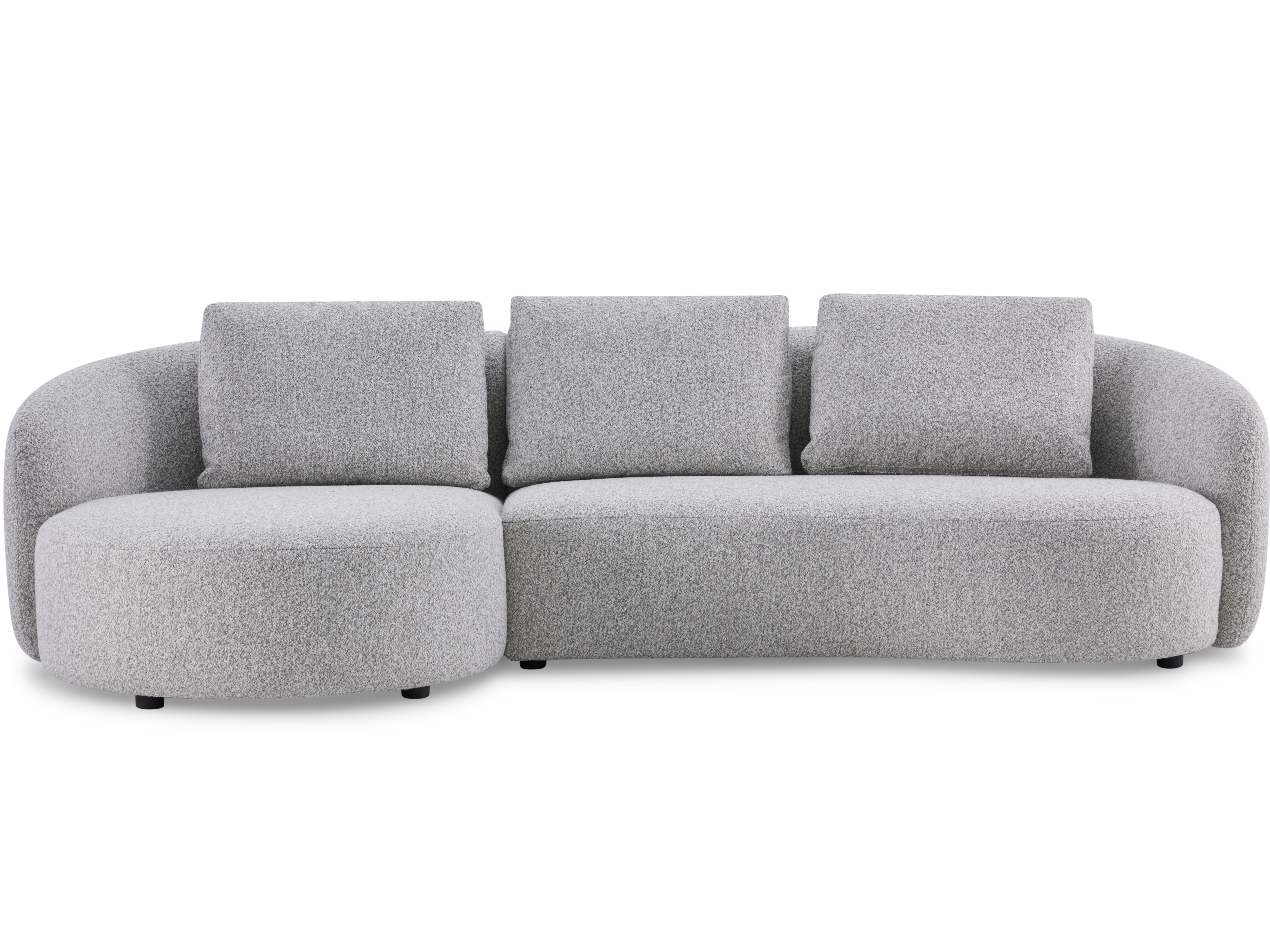 Arc Fabric Chaise Lounge Dove 1