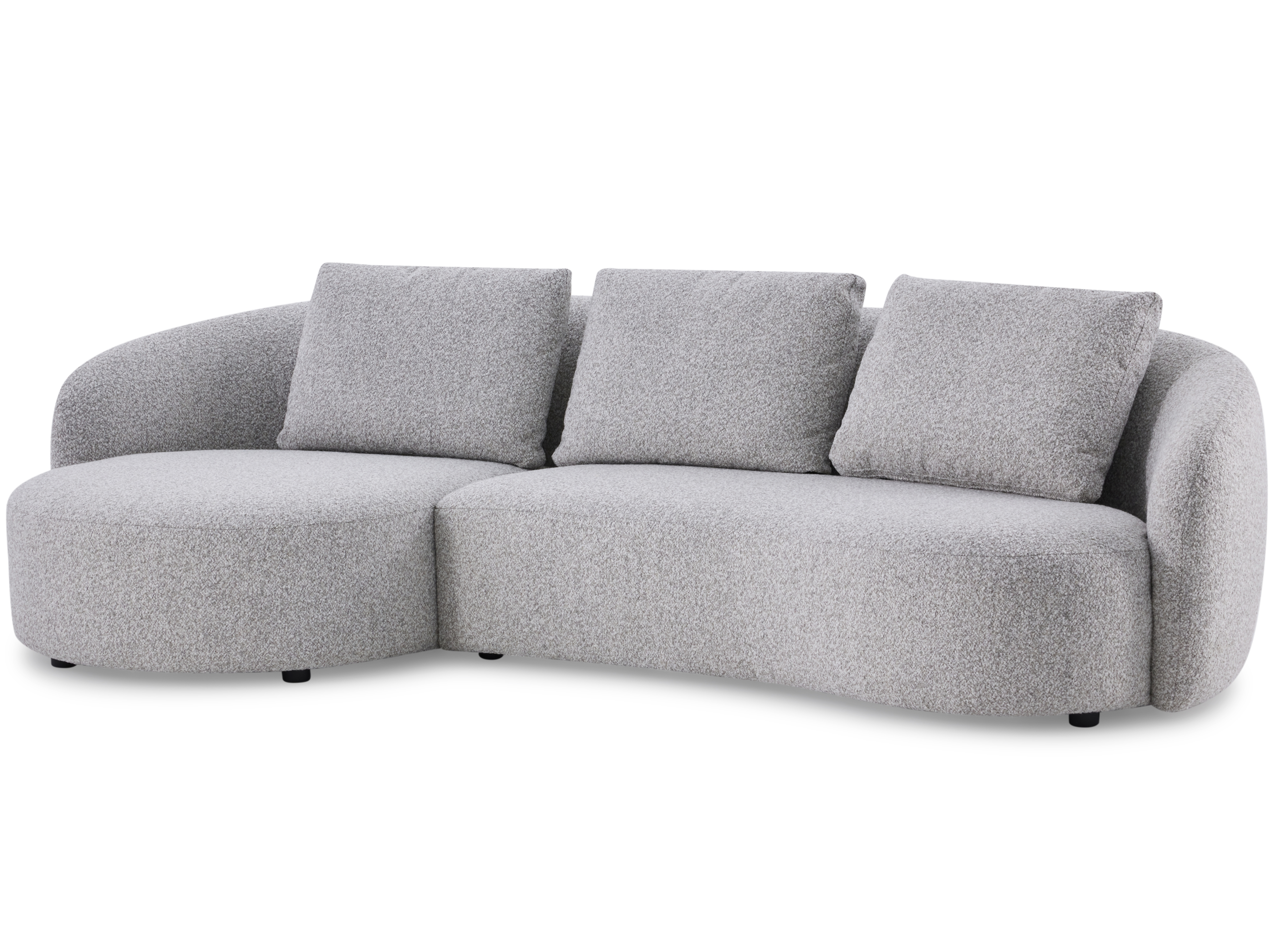 Arc Fabric Chaise Lounge Dove 2