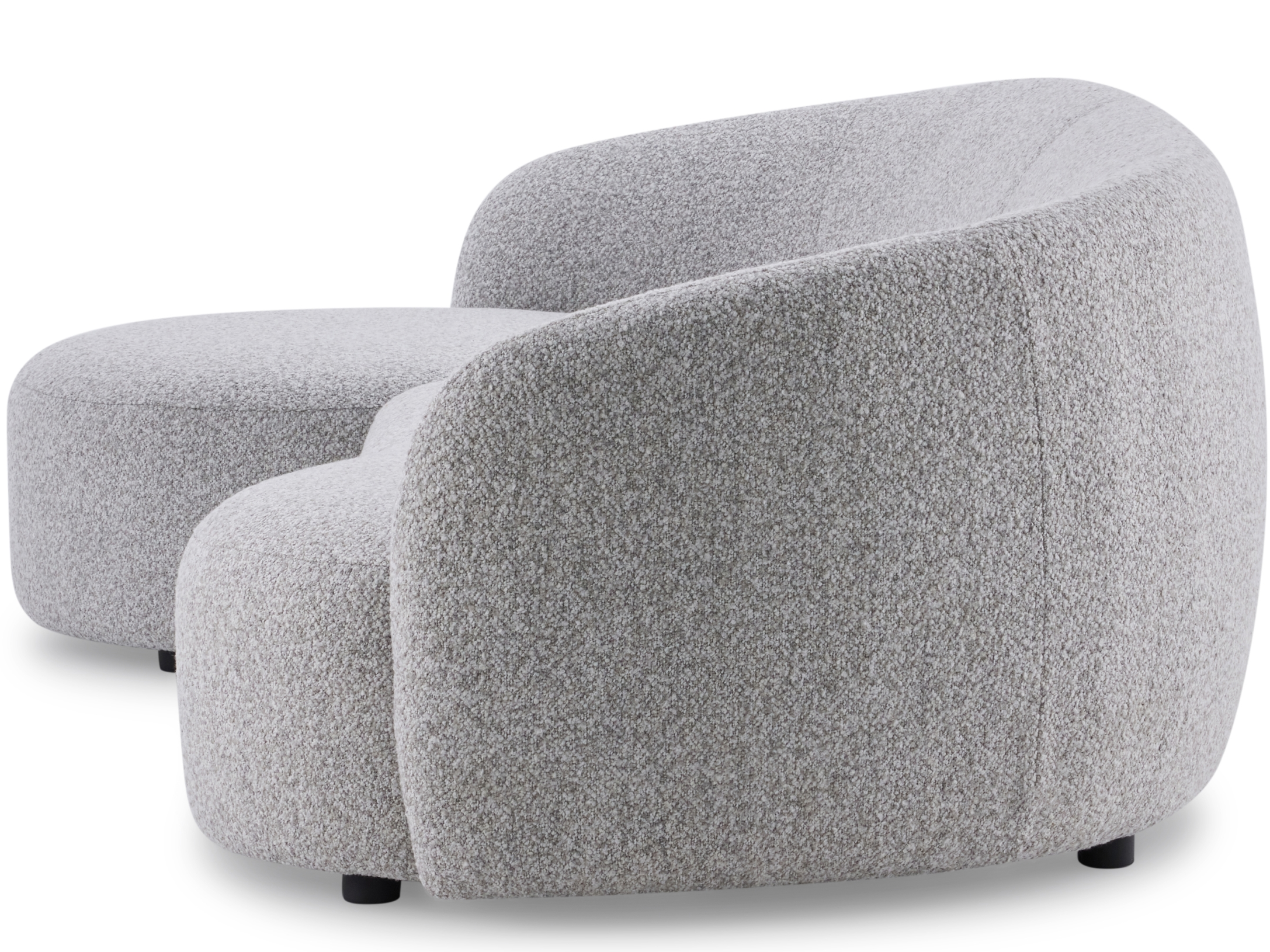 Arc Fabric Chaise Lounge Dove 6