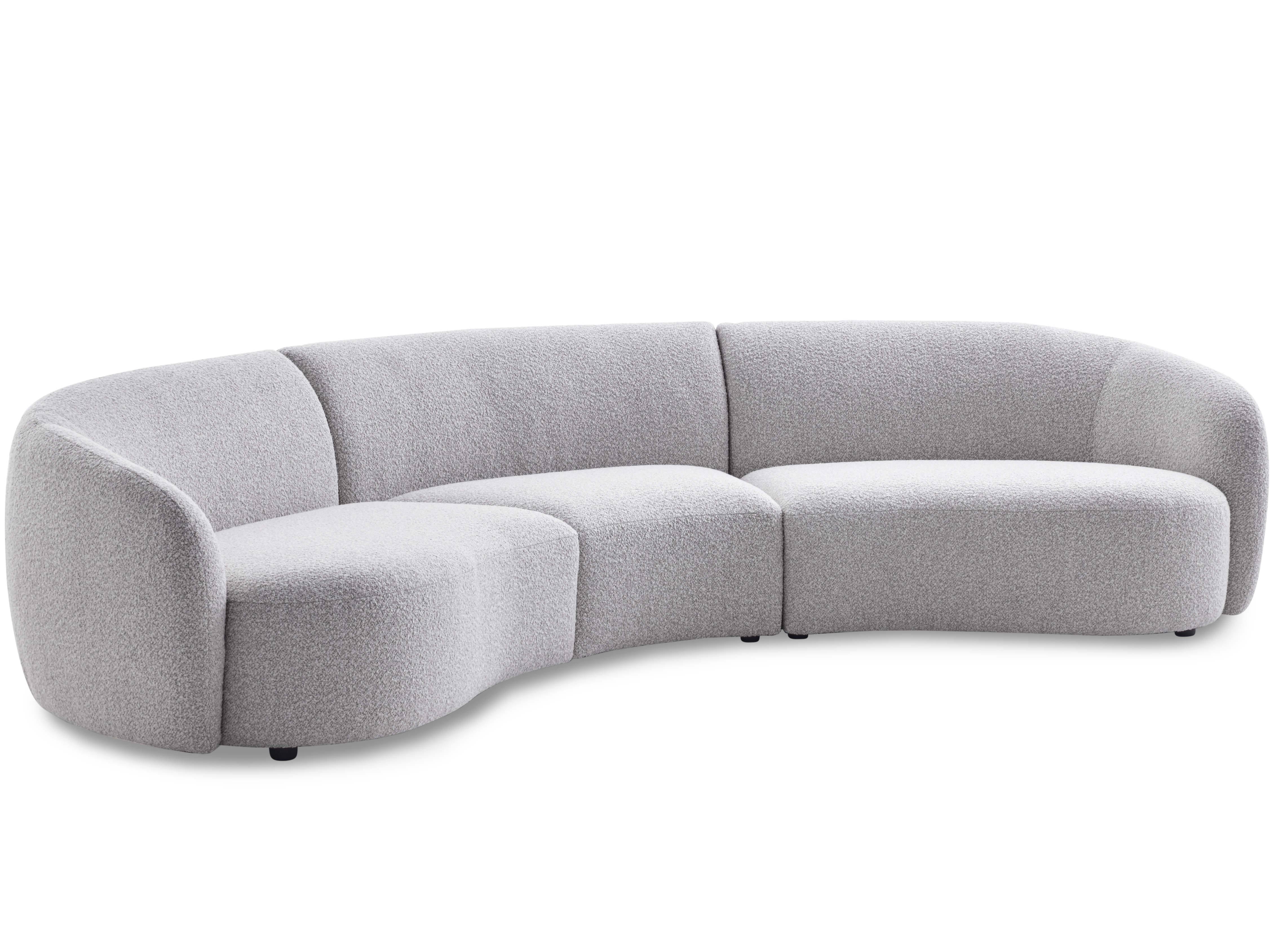 Arc Fabric Corner Lounge Dove 4