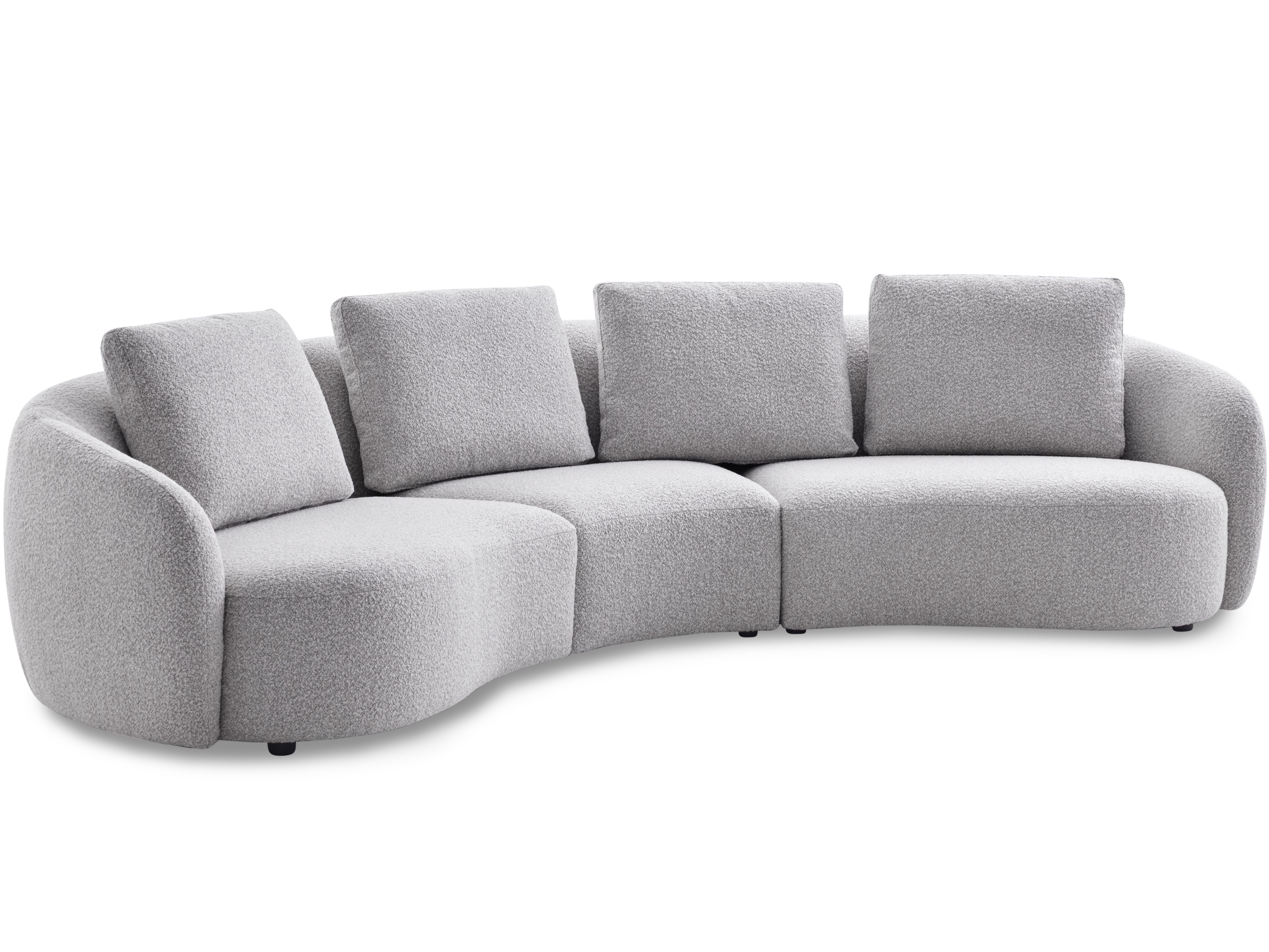 Arc Fabric Corner Lounge Dove 2