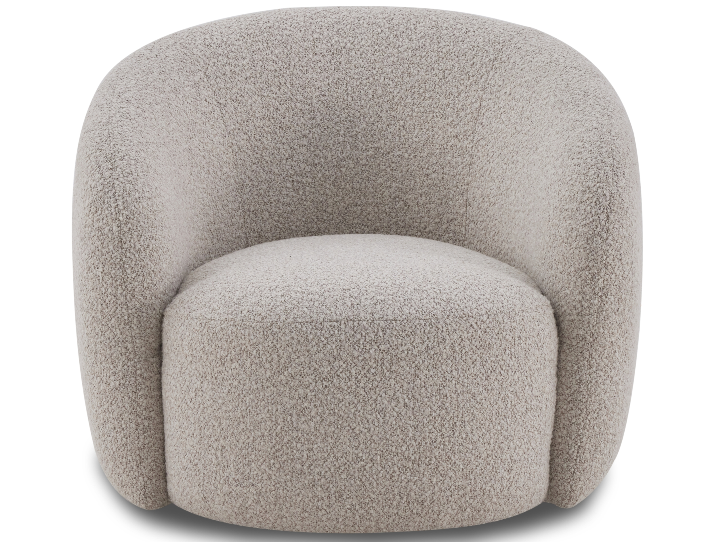 Arc Fabric Swivel Chair Moonbeam 2