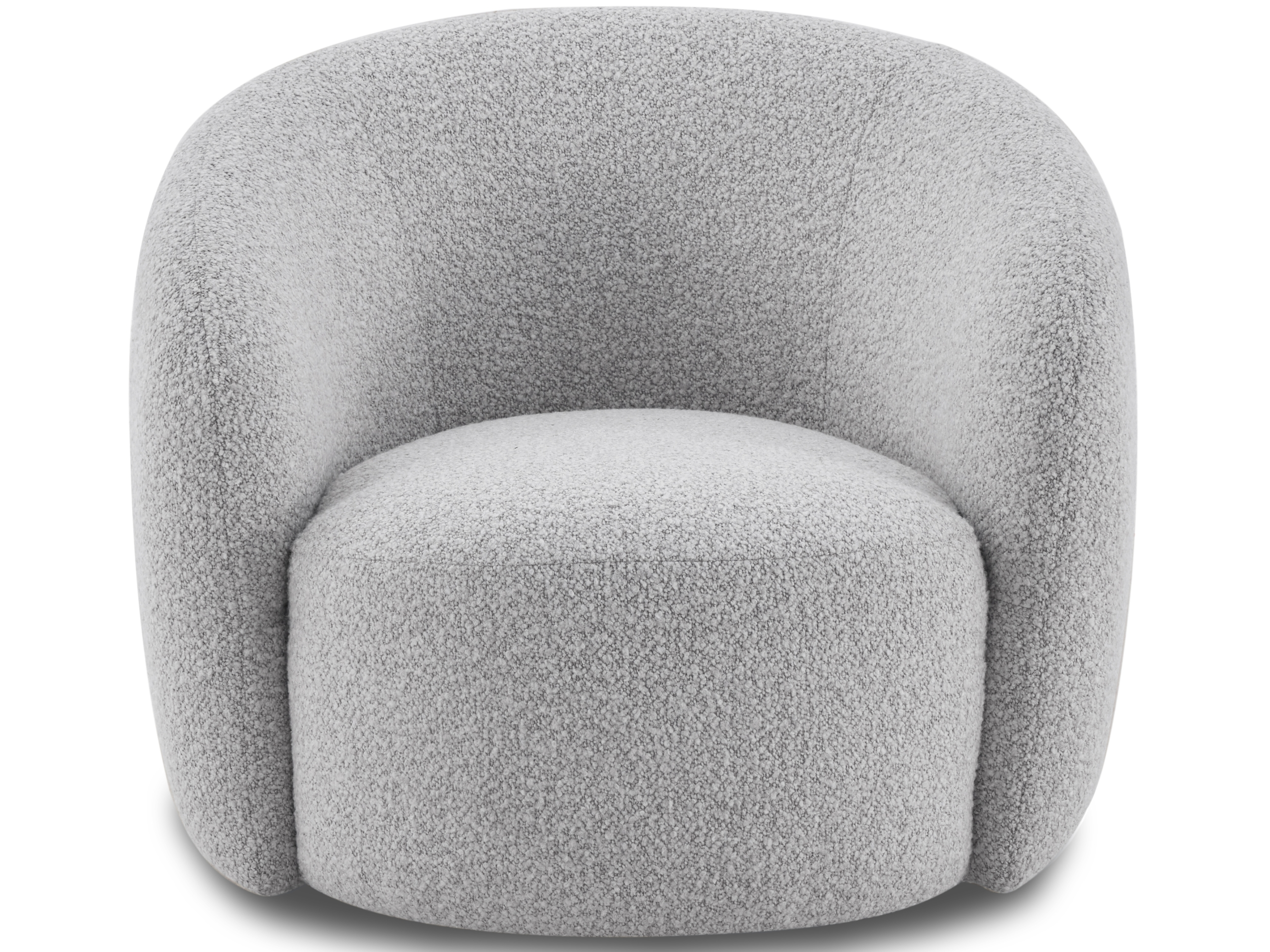 Arc Fabric Swivel Chair Dove 2