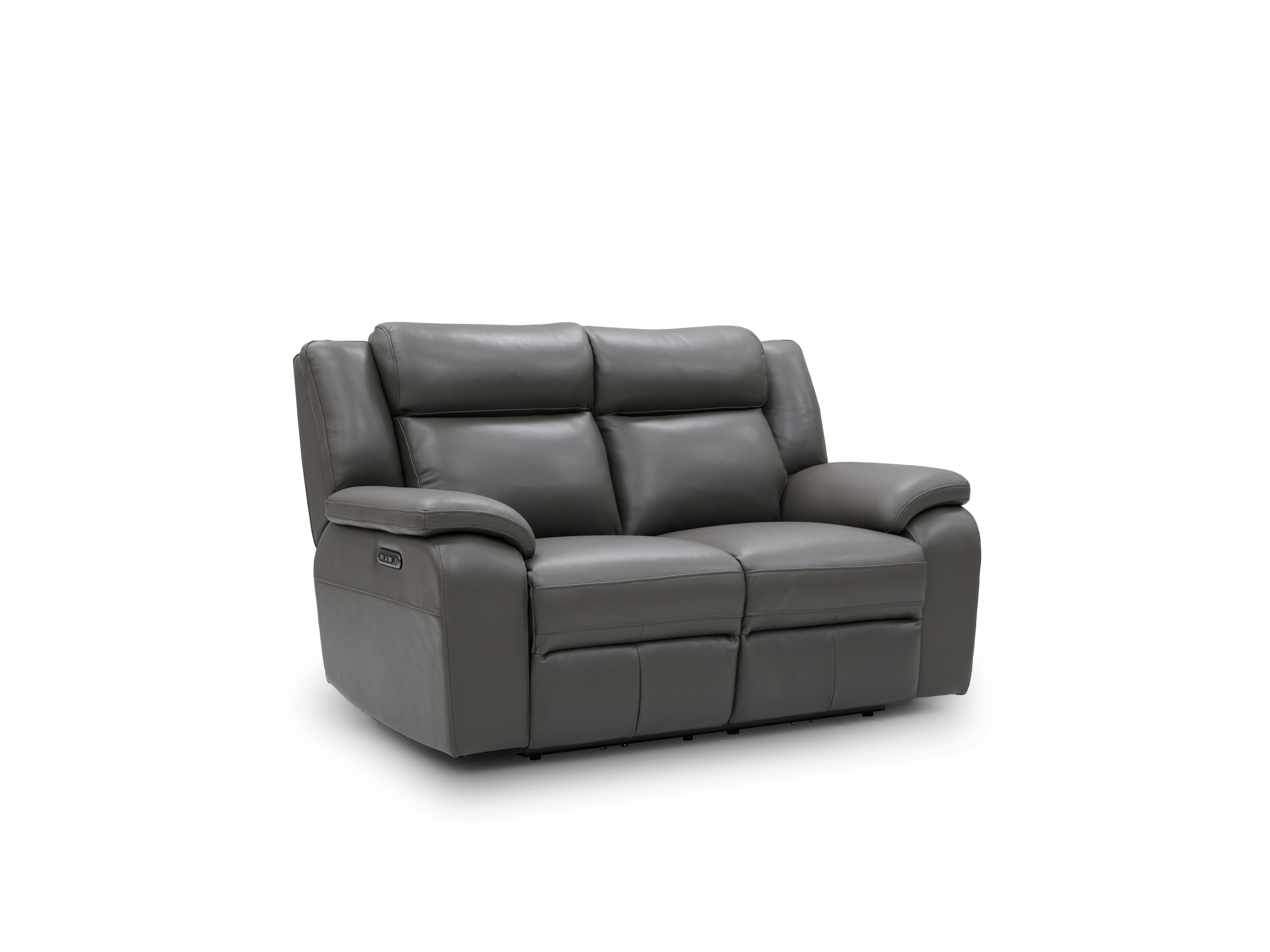 Carrick Leather Two Seater Sofa Power Recliner, Power Headrest 2
