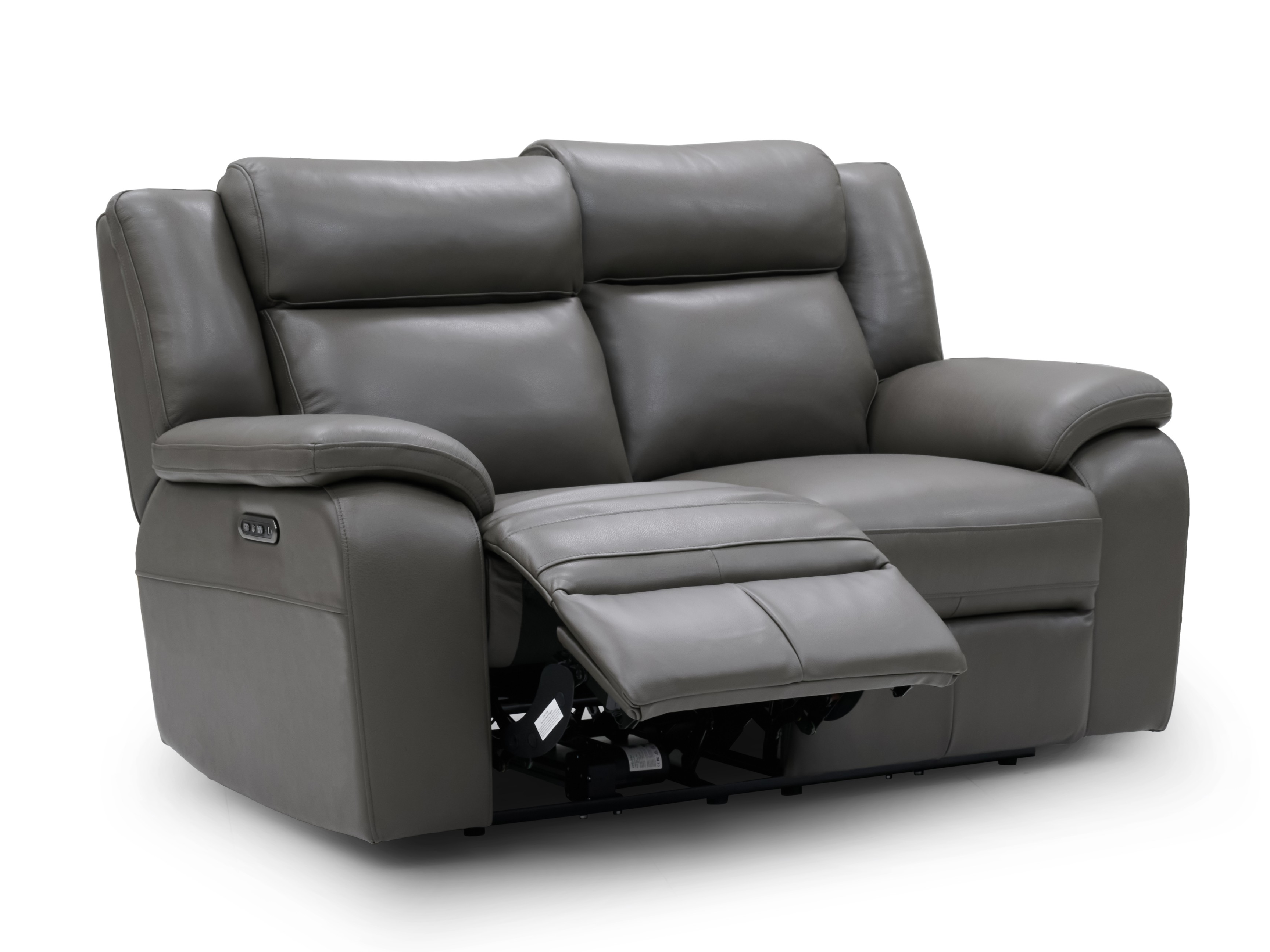 Carrick Leather Two Seater Sofa Power Recliner, Power Headrest 1