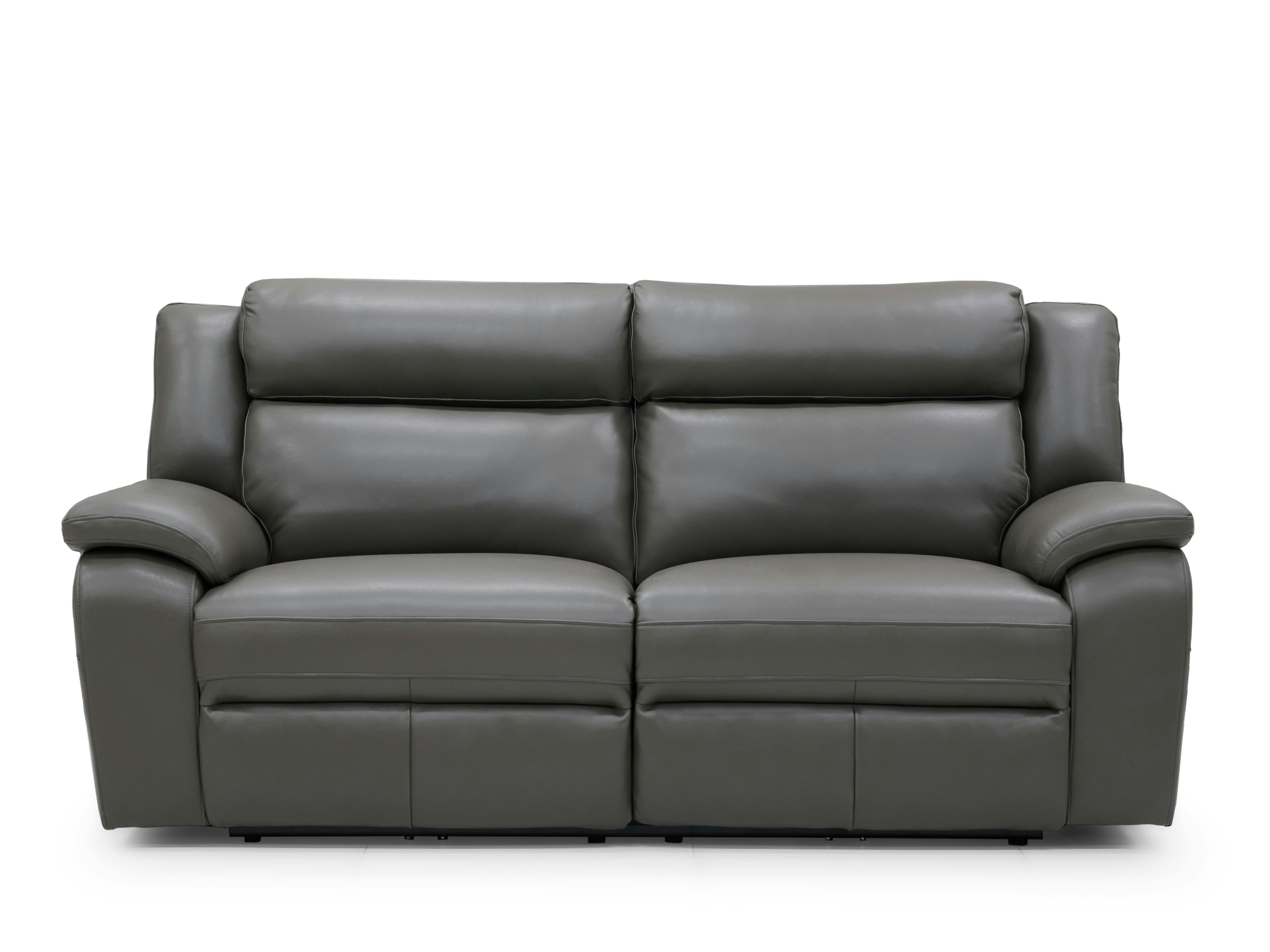 Carrick Leather 2.5 Seater Sofa Power Recliner, Power Headrest