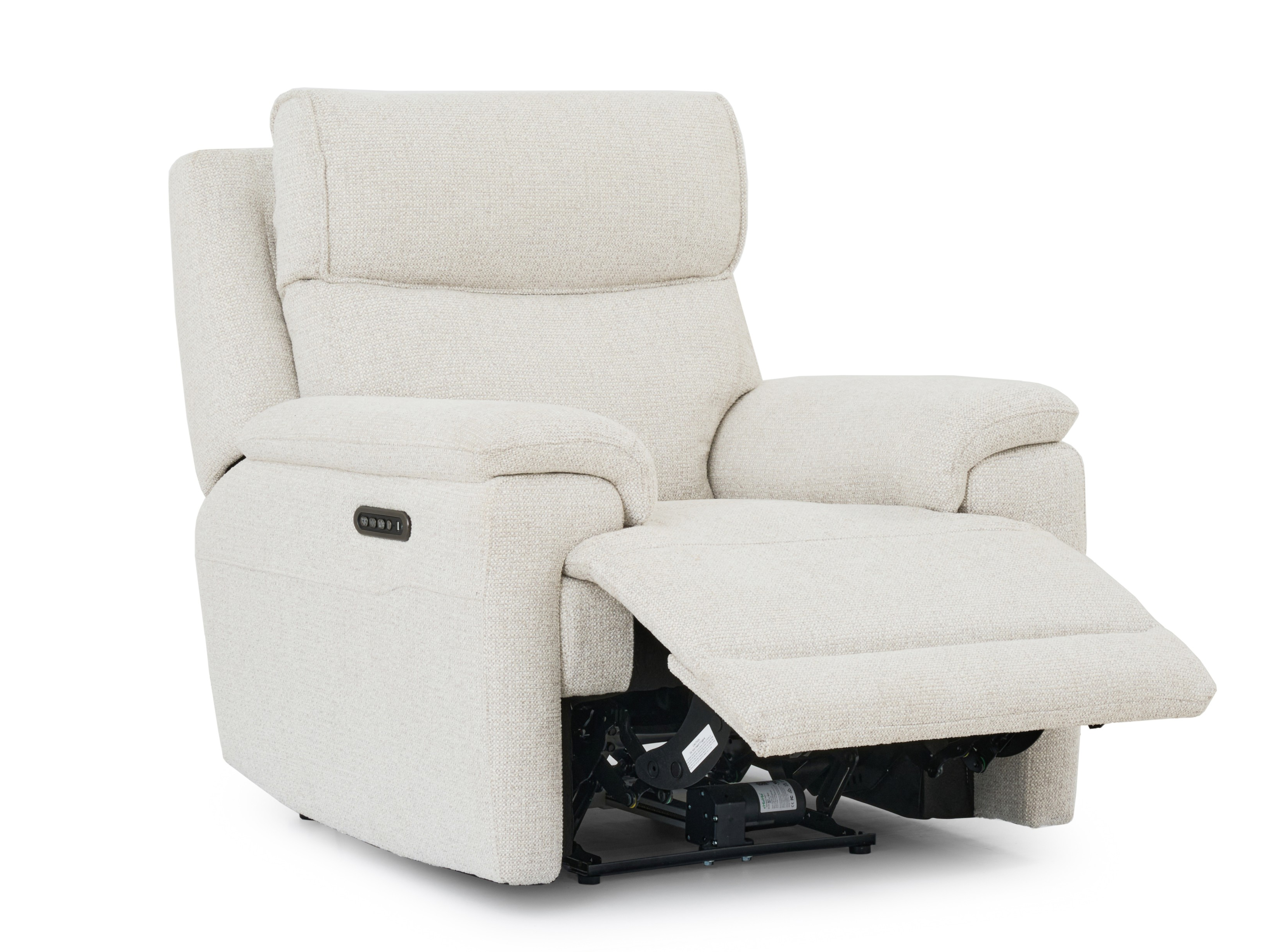 Abbotsford Fabric Armchair Power Recliner, Power Headrest, Power Lumbar 1