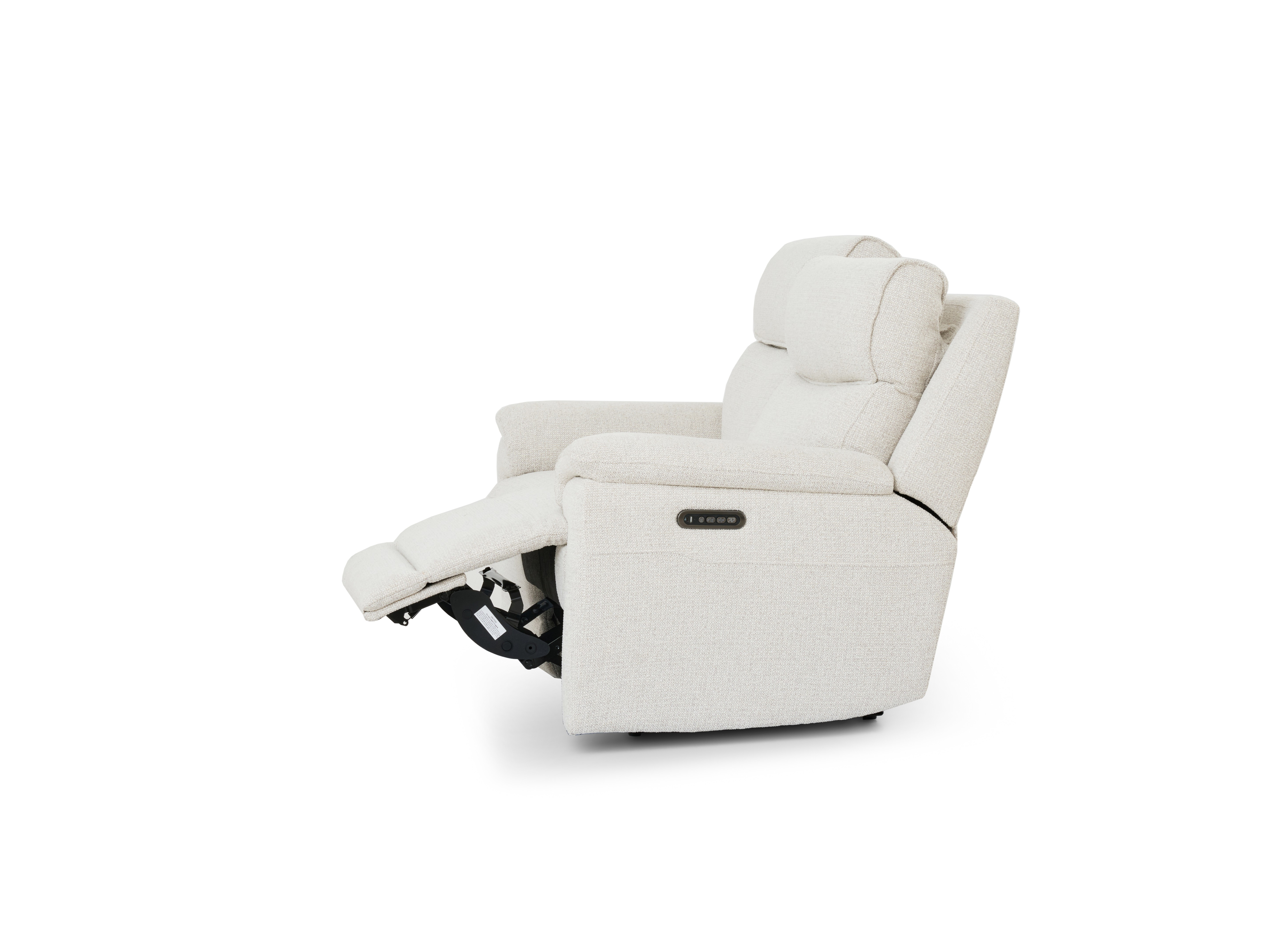 Abbotsford Fabric Two Seater Sofa Power Recliner, Power Headrest 7
