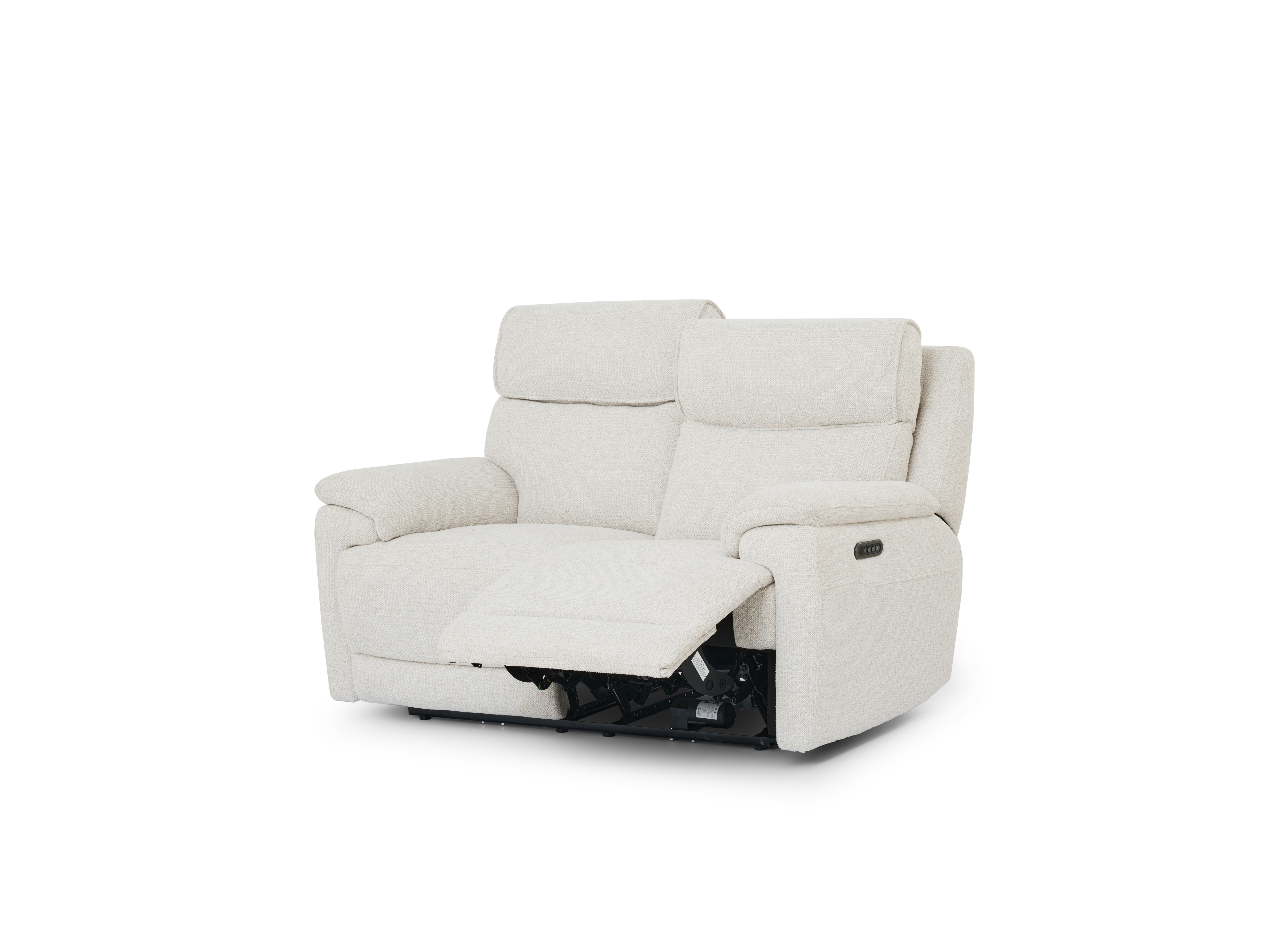 Abbotsford Fabric Two Seater Sofa Power Recliner, Power Headrest 6