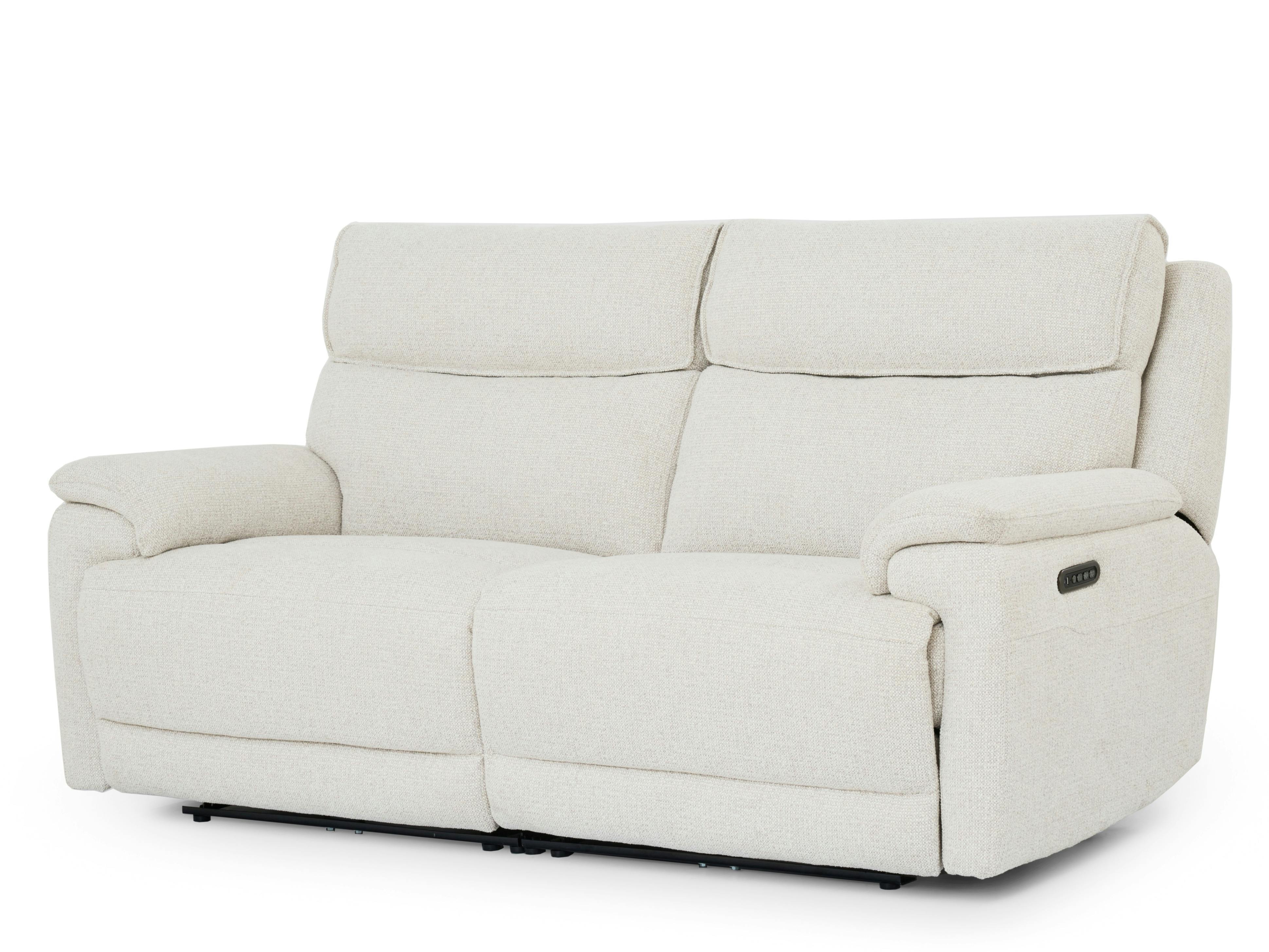 Abbotsford Fabric 2.5 Seater Sofa Power Recliner, Power Headrest