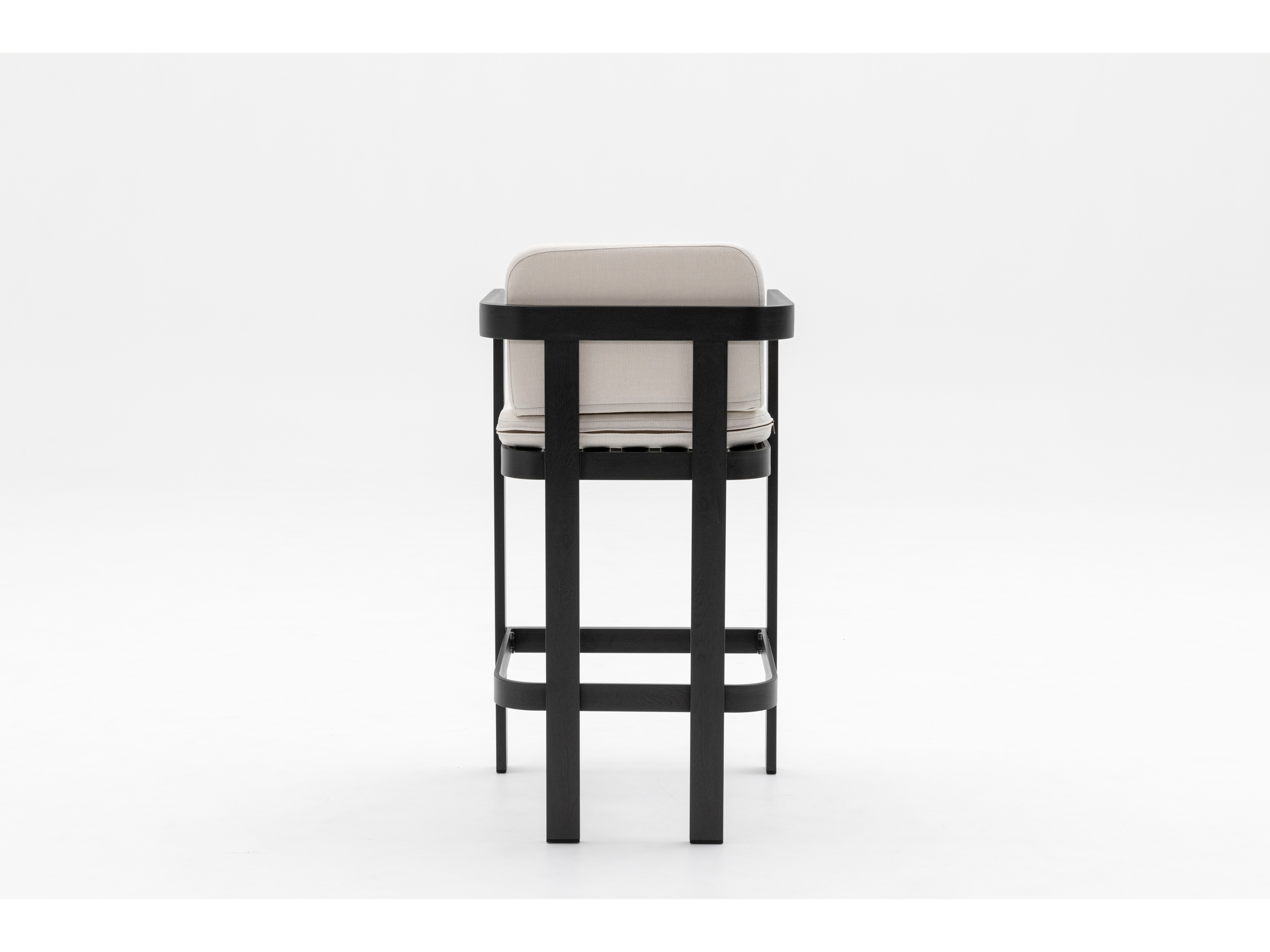 Balmain Ebony Outdoor Bar Chair Set Of Two 4