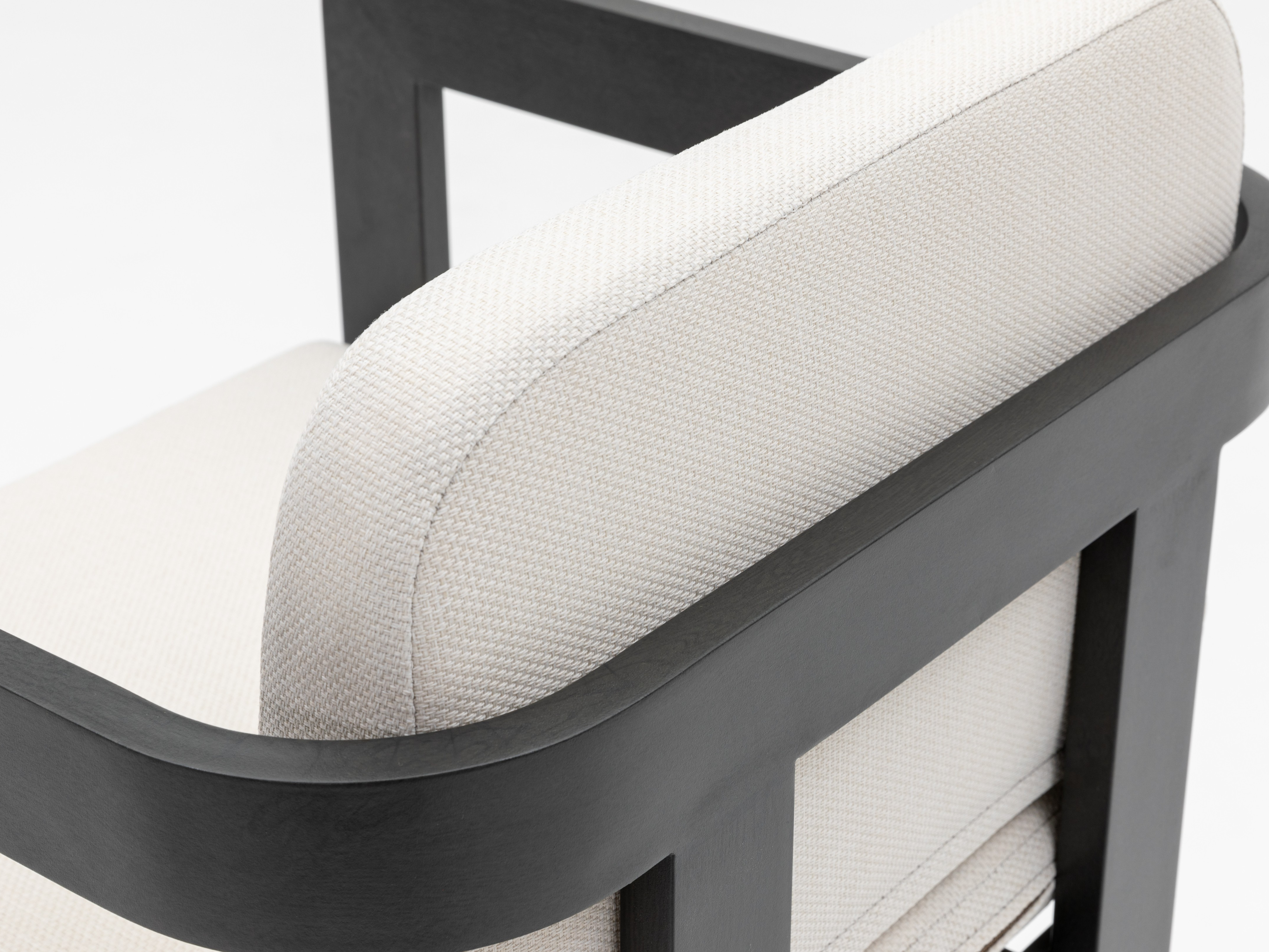 Balmain Ebony Outdoor Bar Chair Set Of Two 5