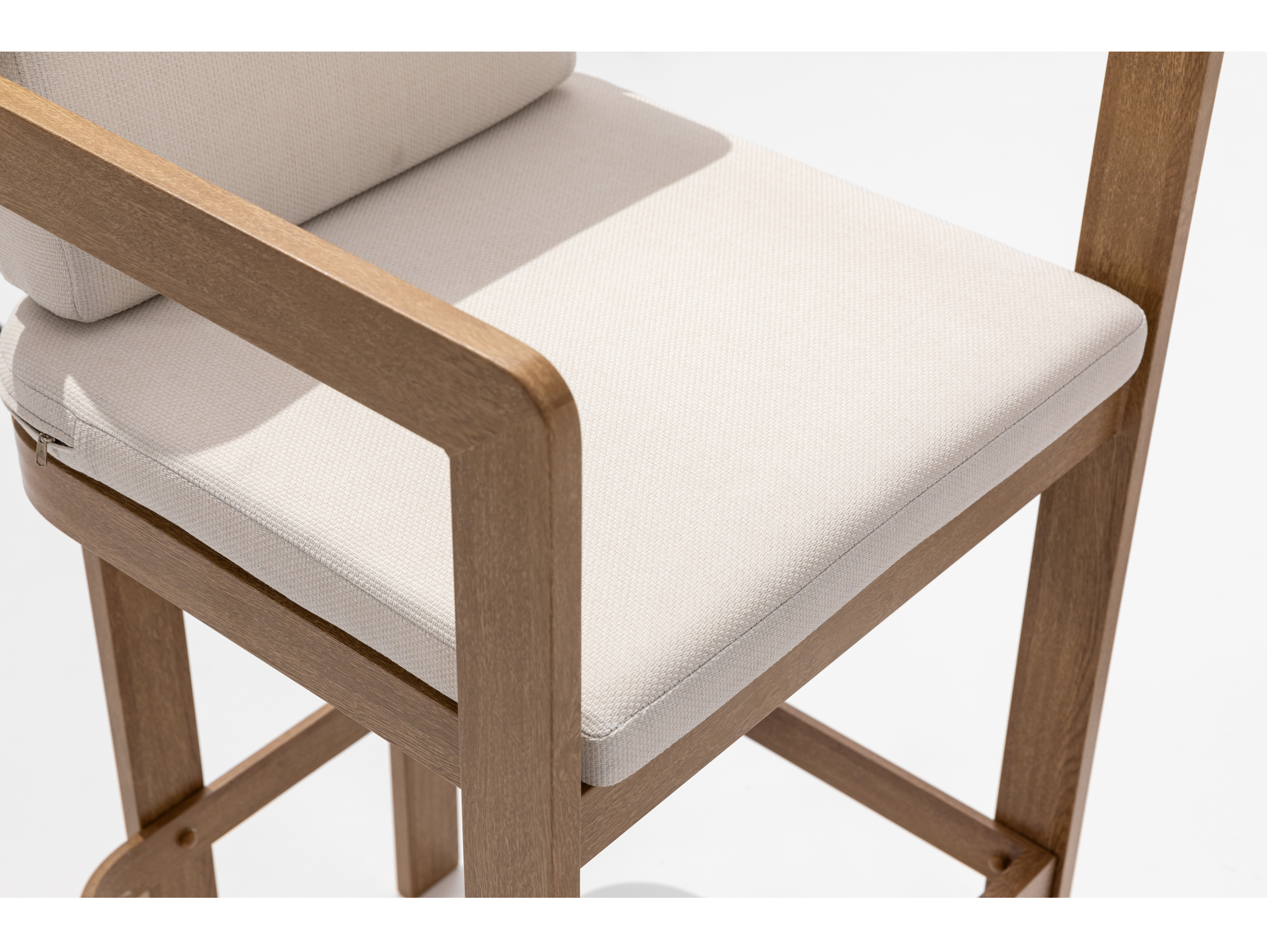 Balmain Oak Outdoor Bar Chair Set Of Two 4