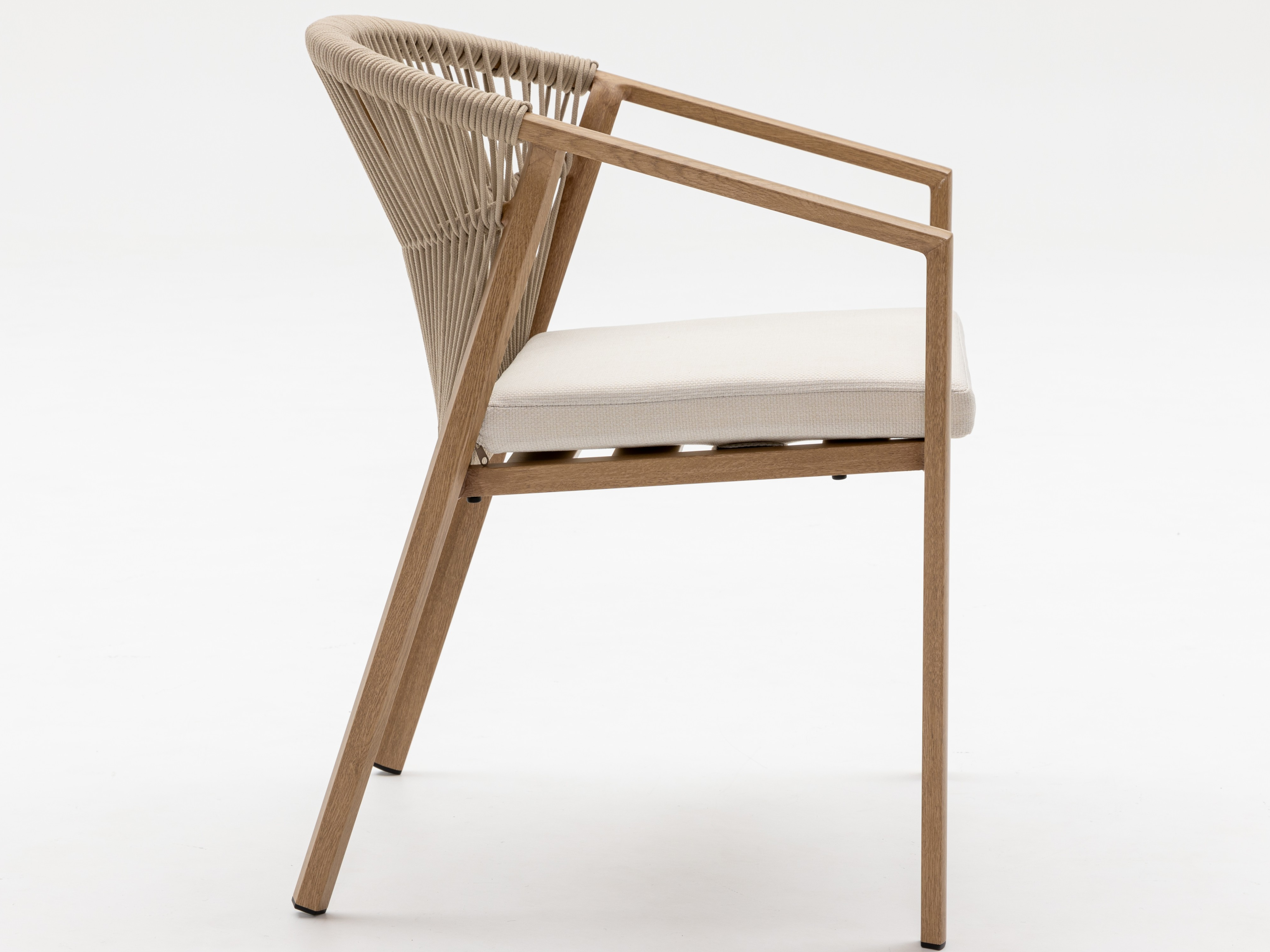 Kiama Oak Outdoor Rope Dining Chair Set Of 2 6