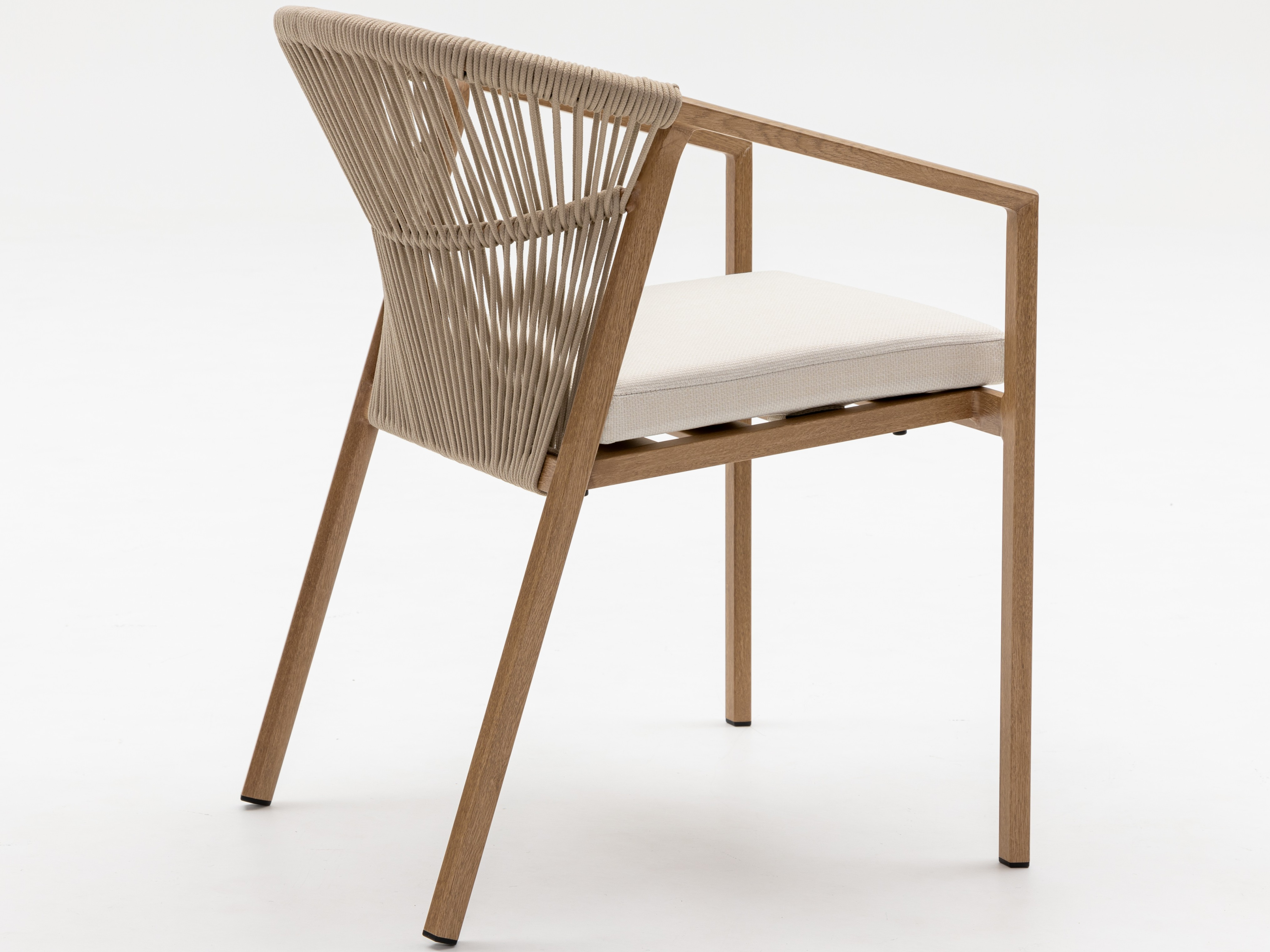 Kiama Oak Outdoor Rope Dining Chair Set Of 2 5