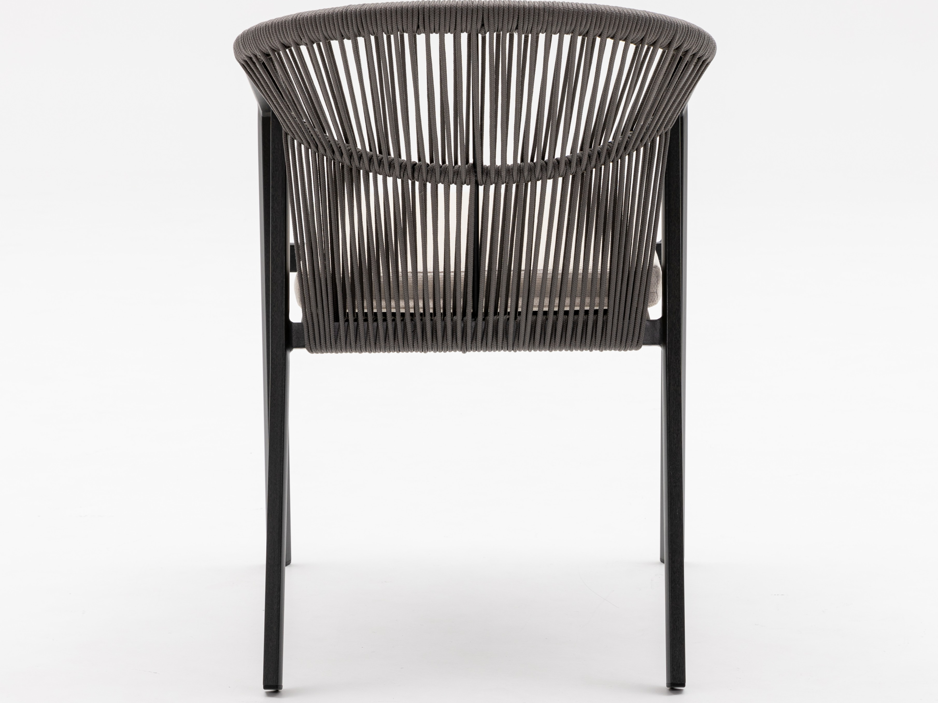 Kiama Ebony Outdoor Rope Dining Chair Set Of 2 5