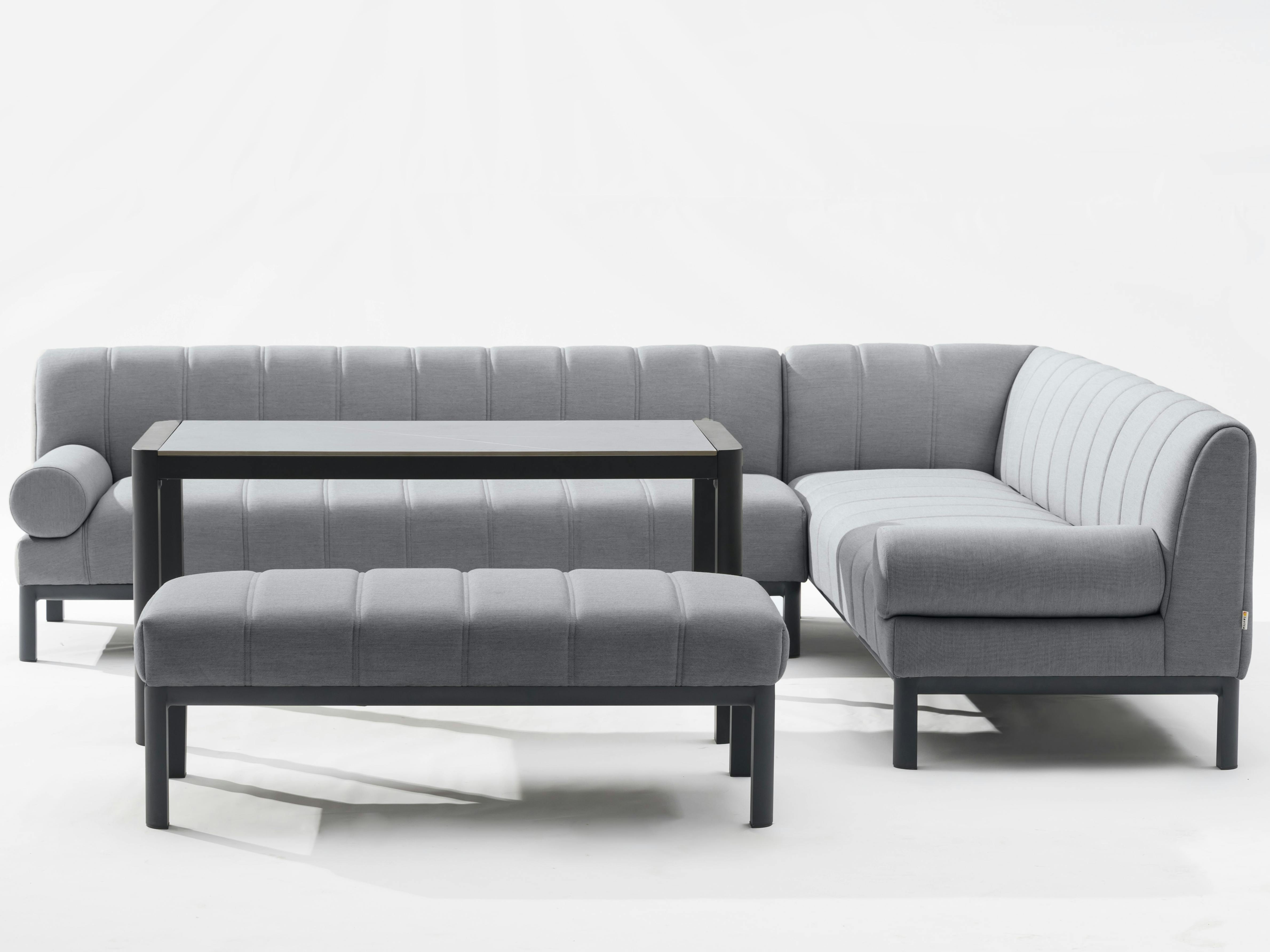 Solara Outdoor Aluminium Lounge & Dining Combo