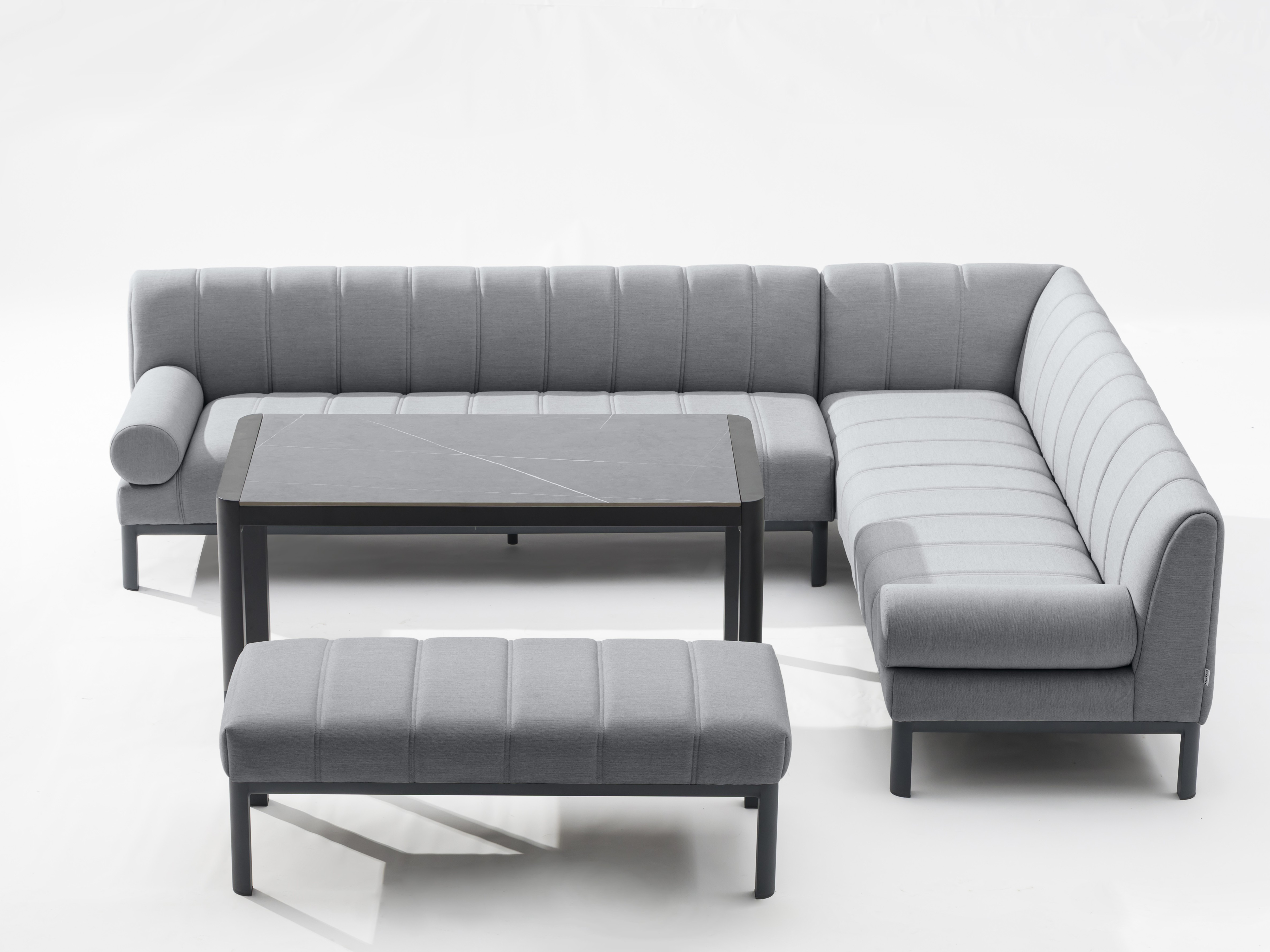 Solara Outdoor Aluminium Lounge & Dining Combo 3