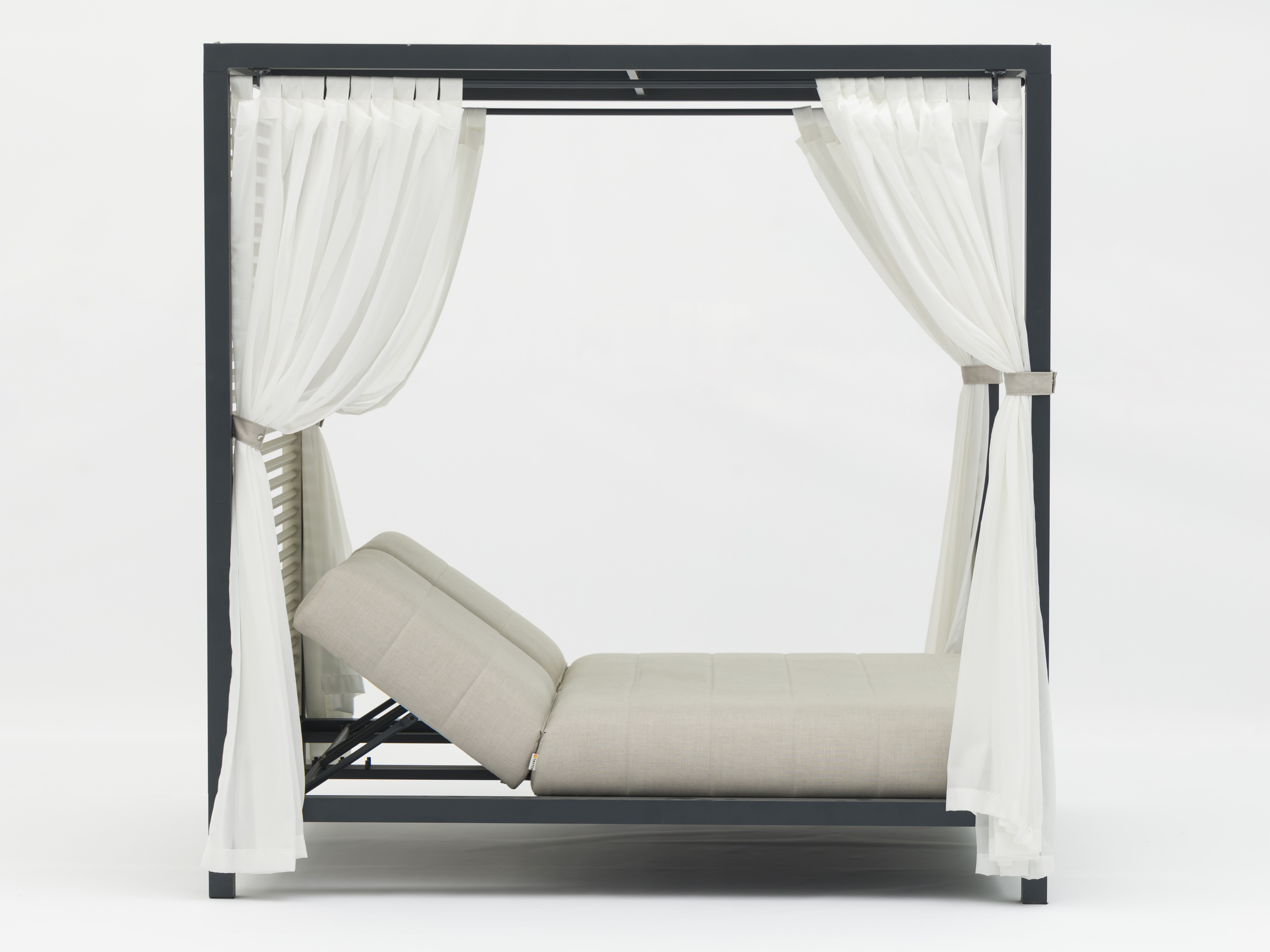 Bora Bora Cinza Outdoor Double Sunbed Gazebo 2