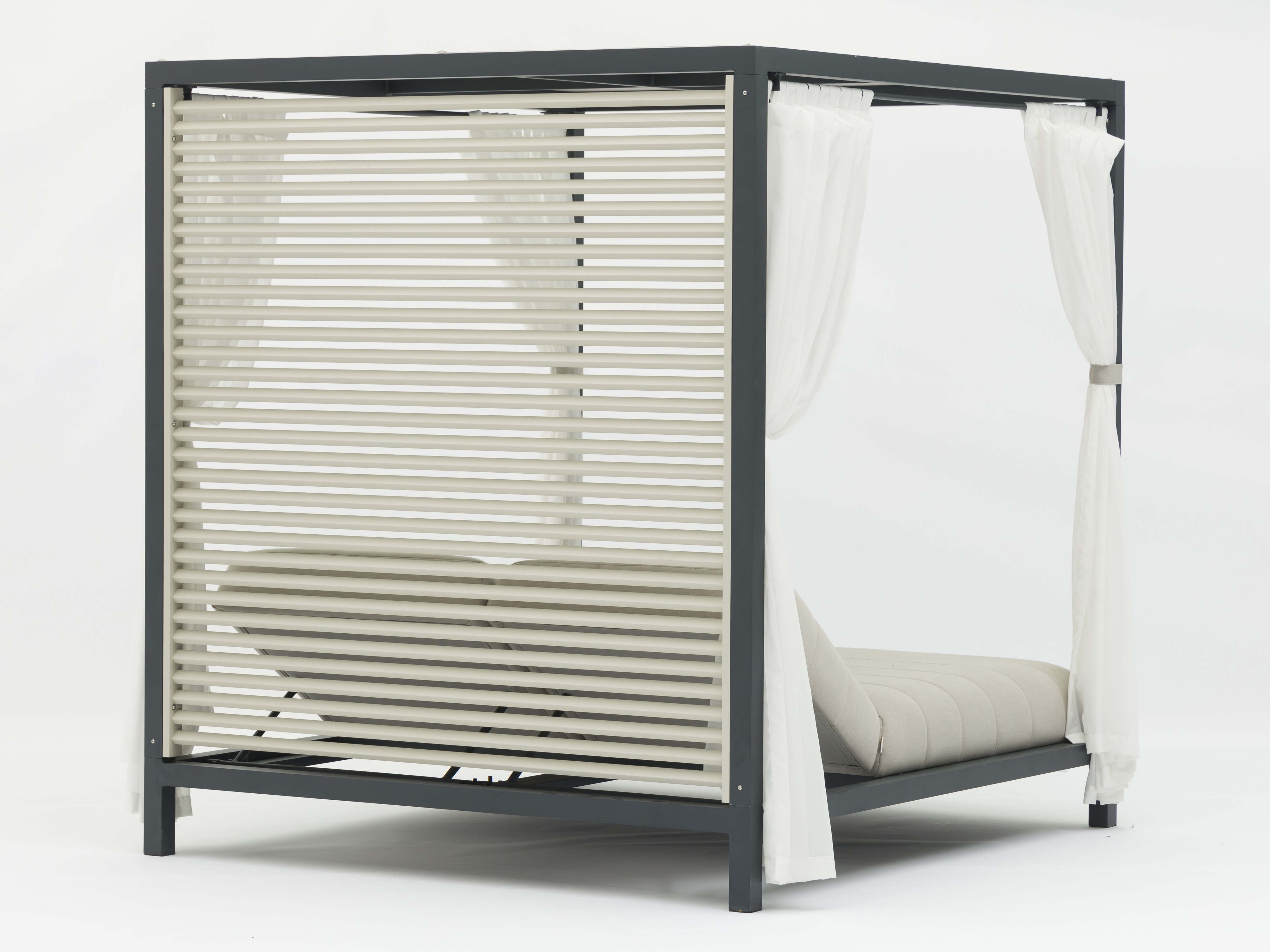 Bora Bora Cinza Outdoor Double Sunbed Gazebo 3