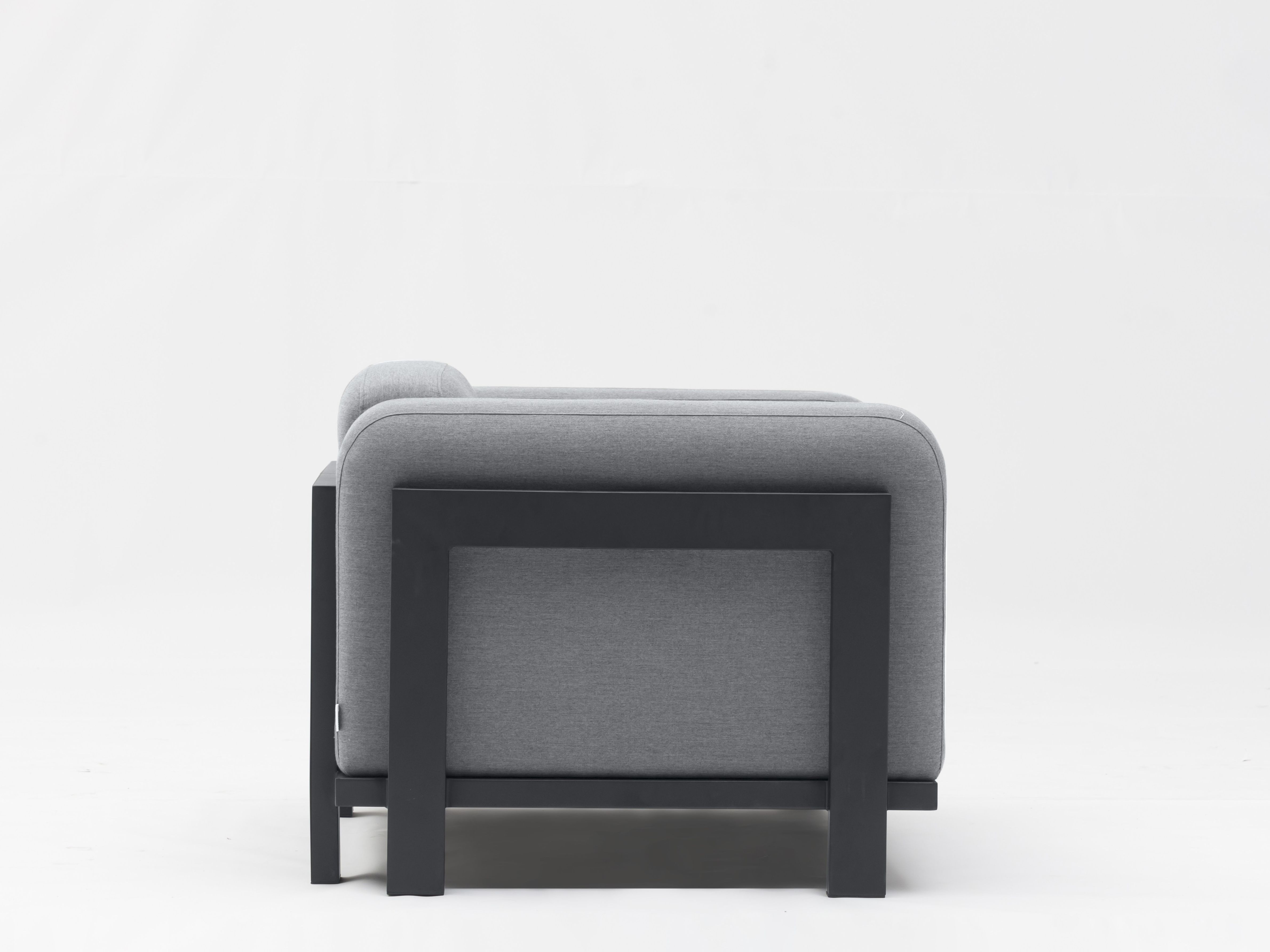 Noosaville Black Outdoor Fabric Armchair 3