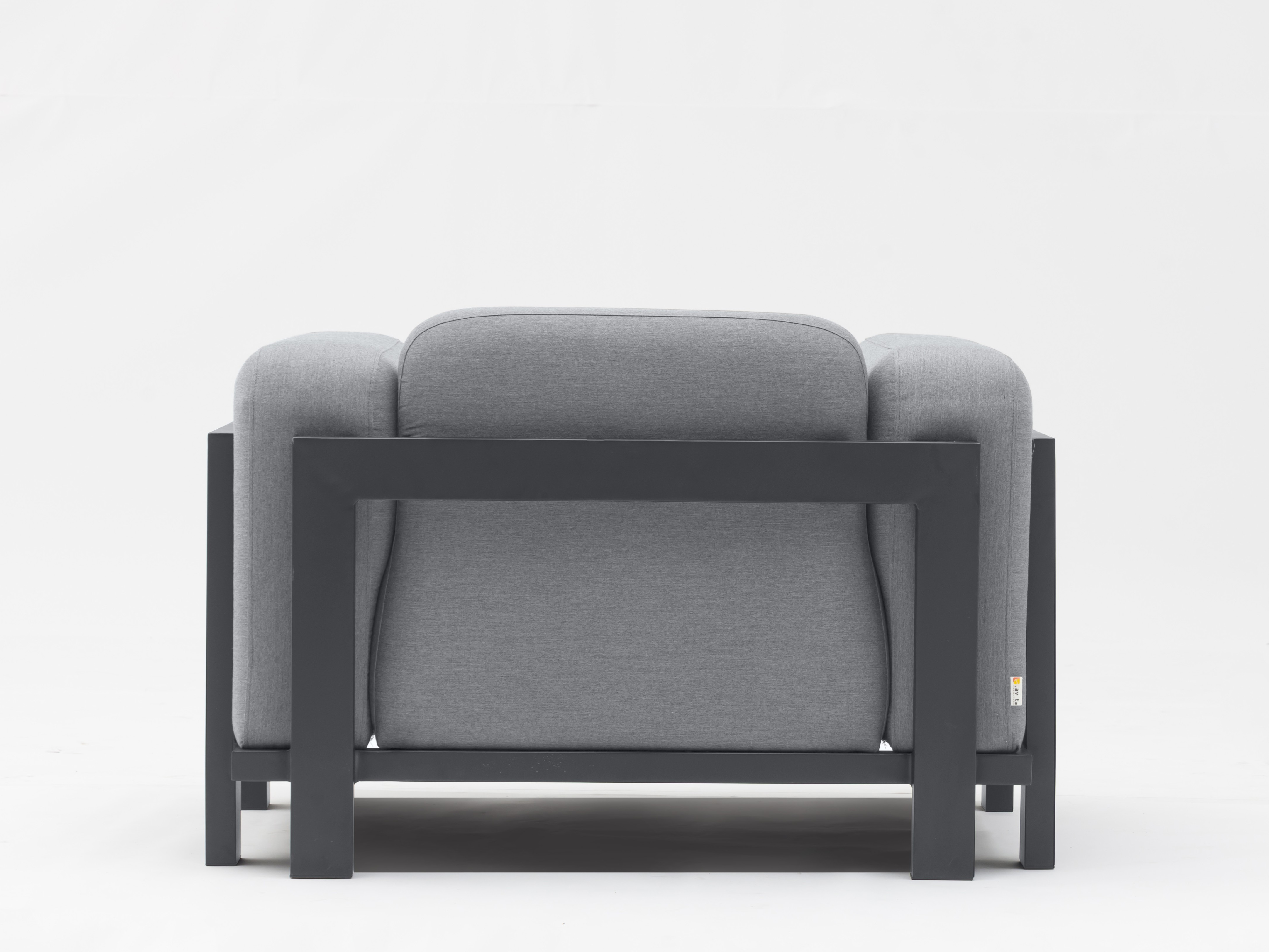 Noosaville Black Outdoor Fabric Armchair 4