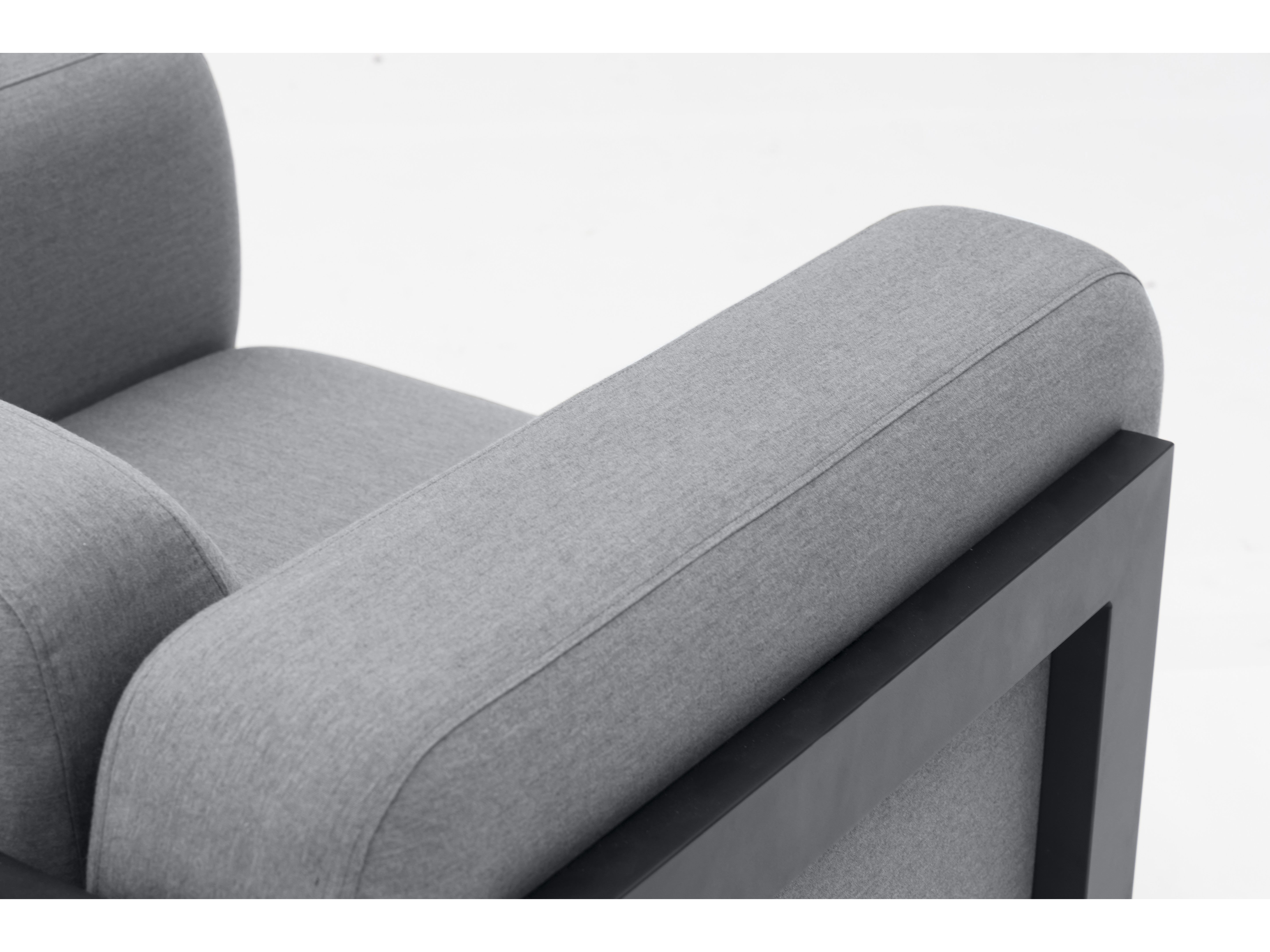 Noosaville Black Outdoor Fabric Armchair 6