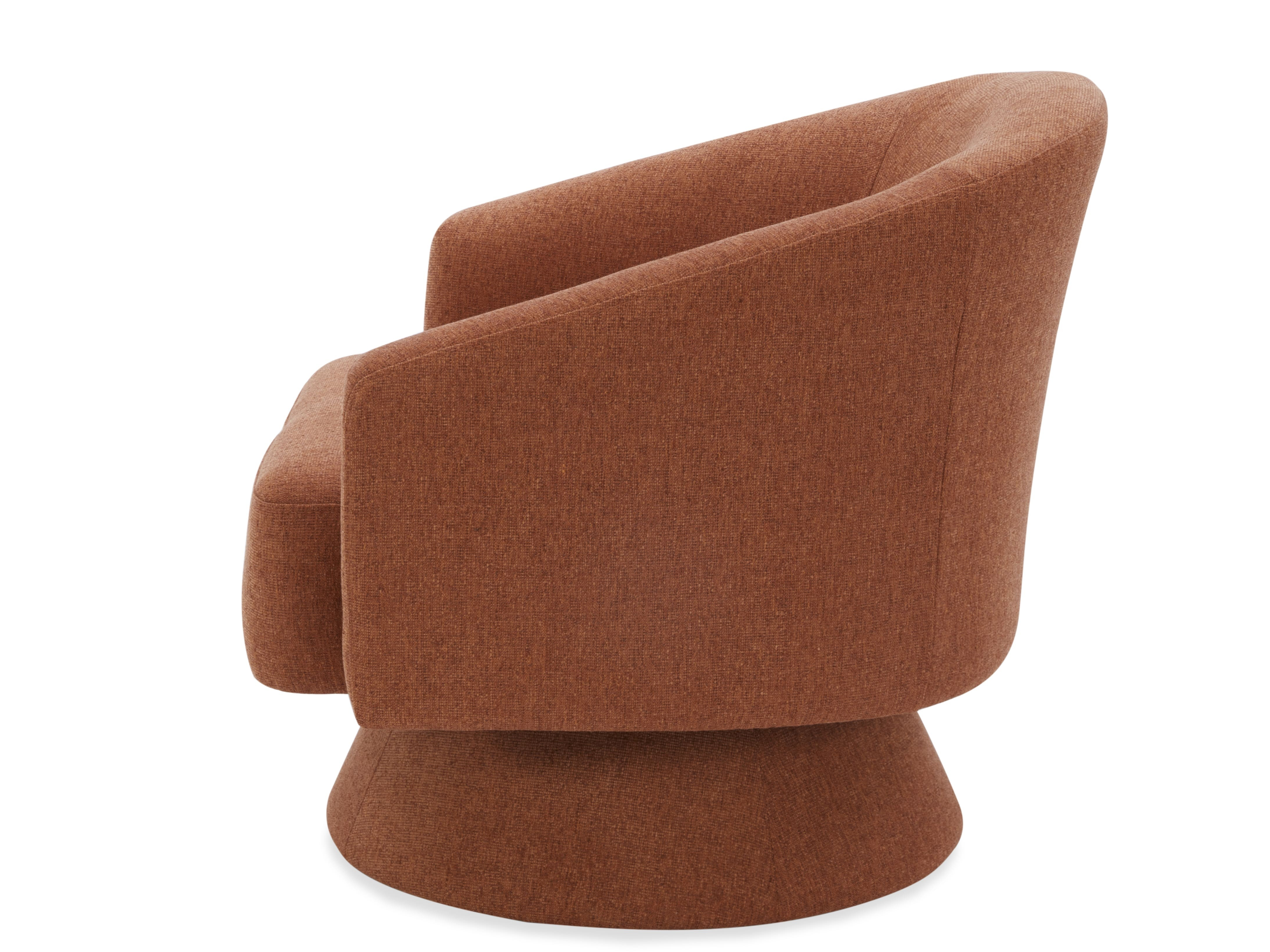 Muse Fabric Swivel Chair 3