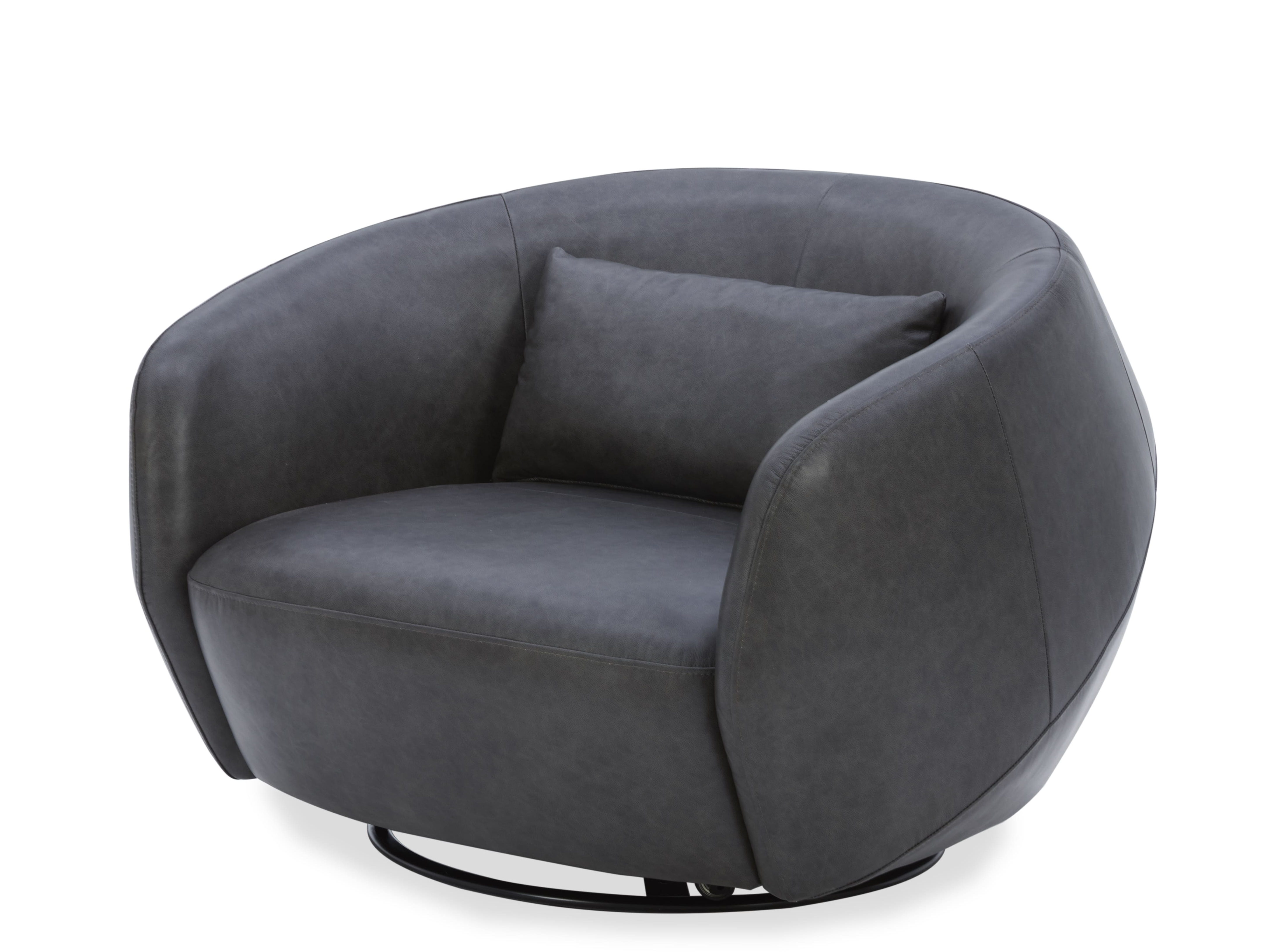 Sway Leather Swivel Chair 5