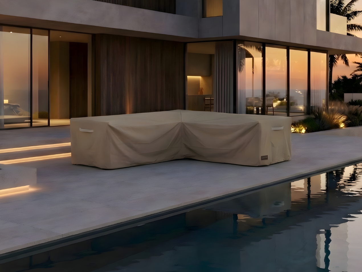 Urban Tailor Corner Lounge Protector 240x240x100x70 2